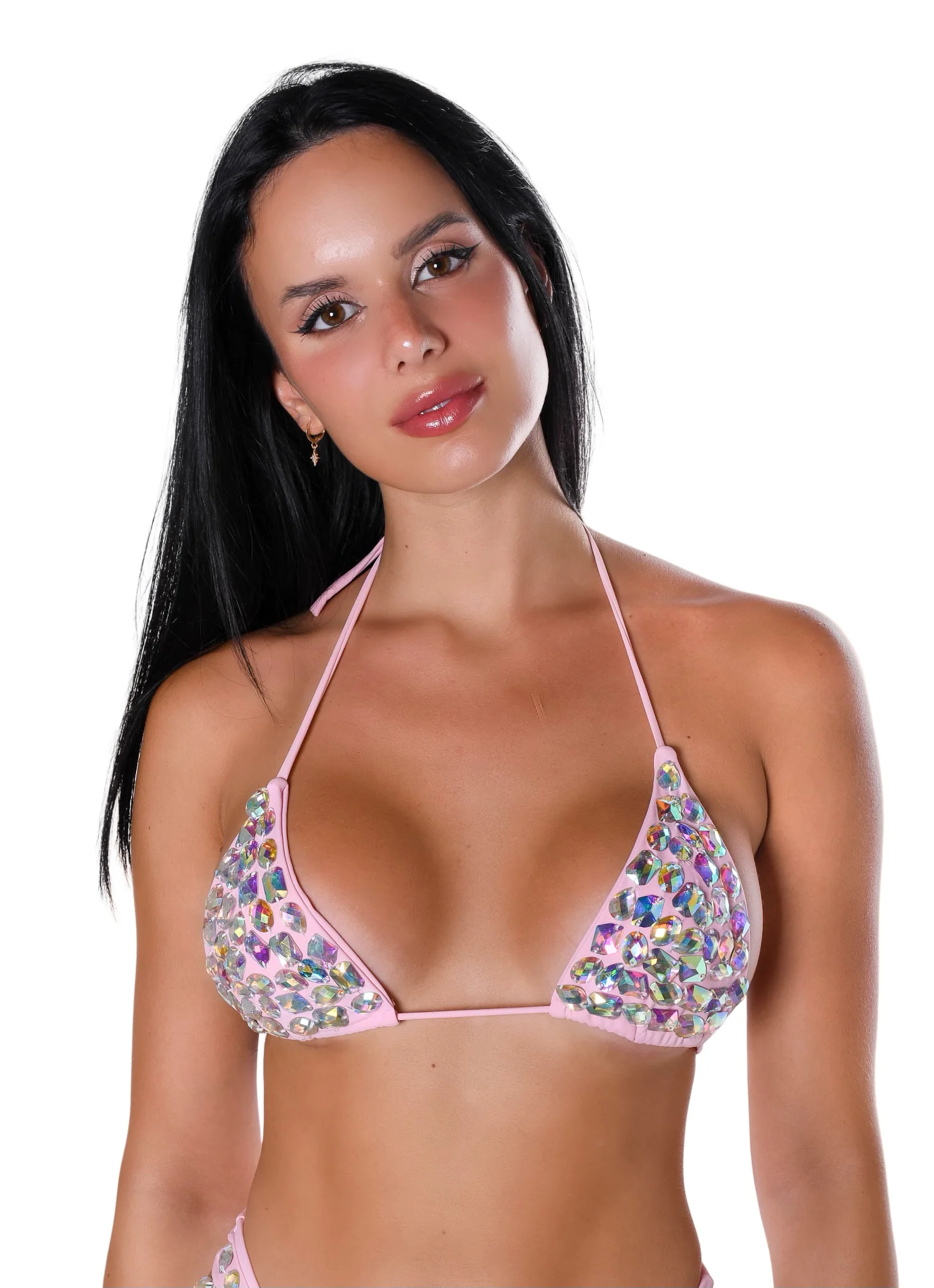 Baby Pink Rhinestone Top - Image 5