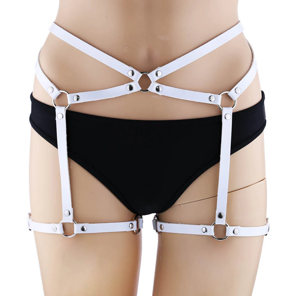 Vegan Leather Leg Harness - Image 3