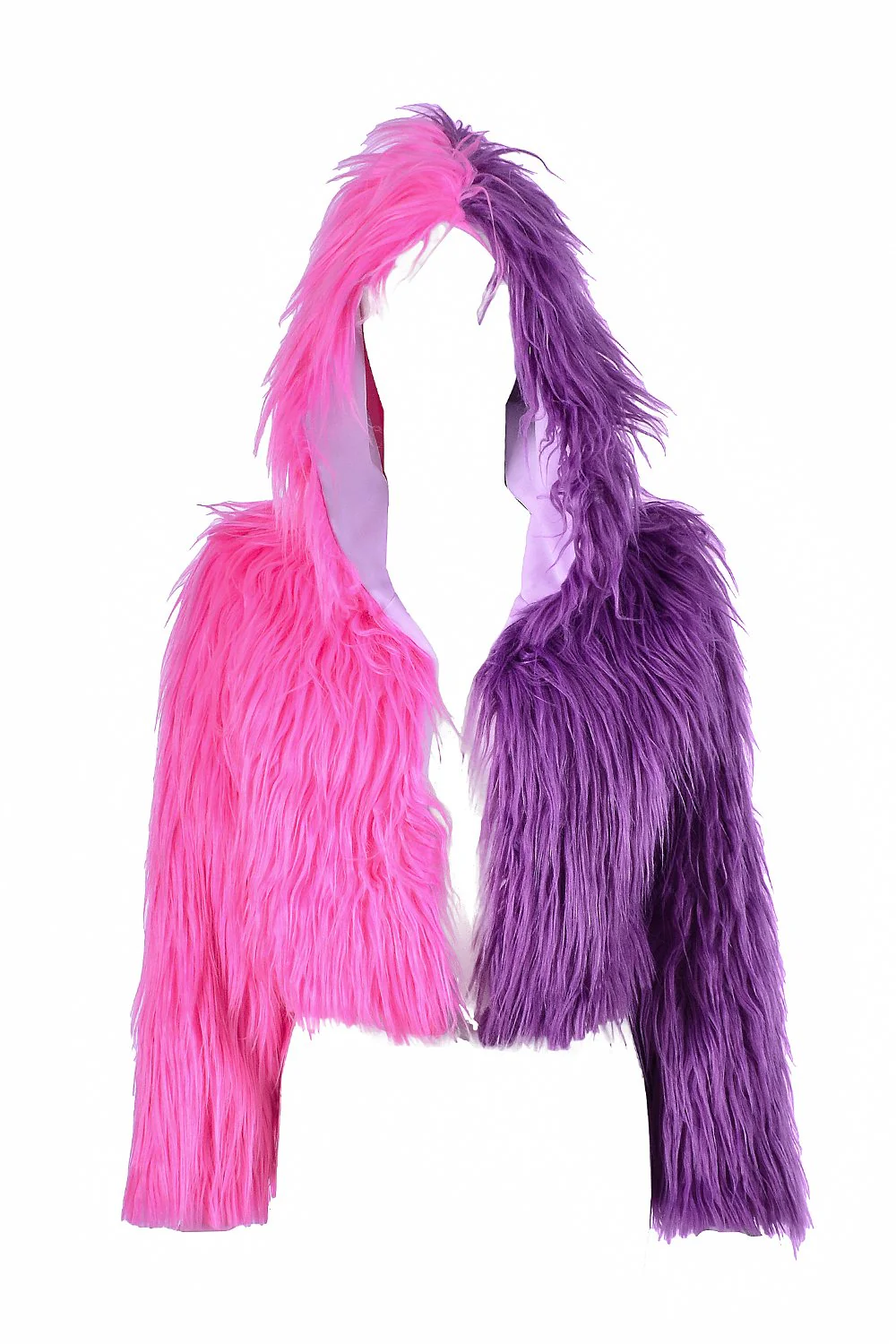 Pink/Purple Fuzzy Jacket - Image 5