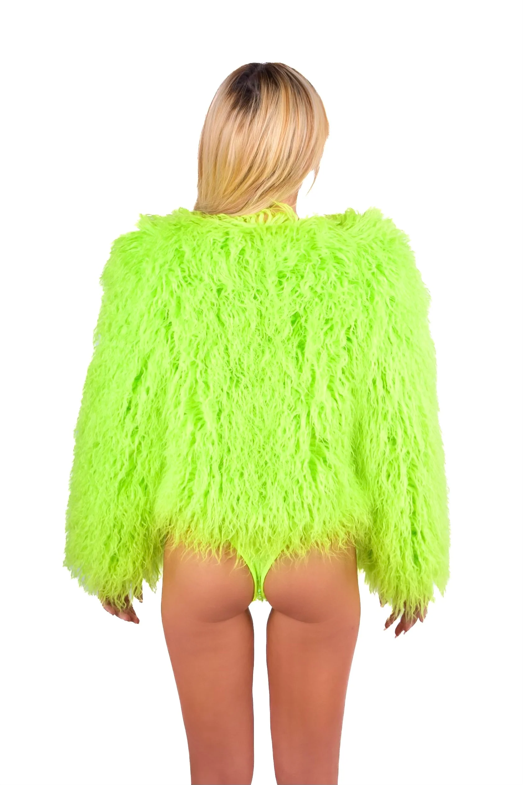 FULL OUTFIT- Fuzzy Neon Lotus (4 pcs) - Image 4