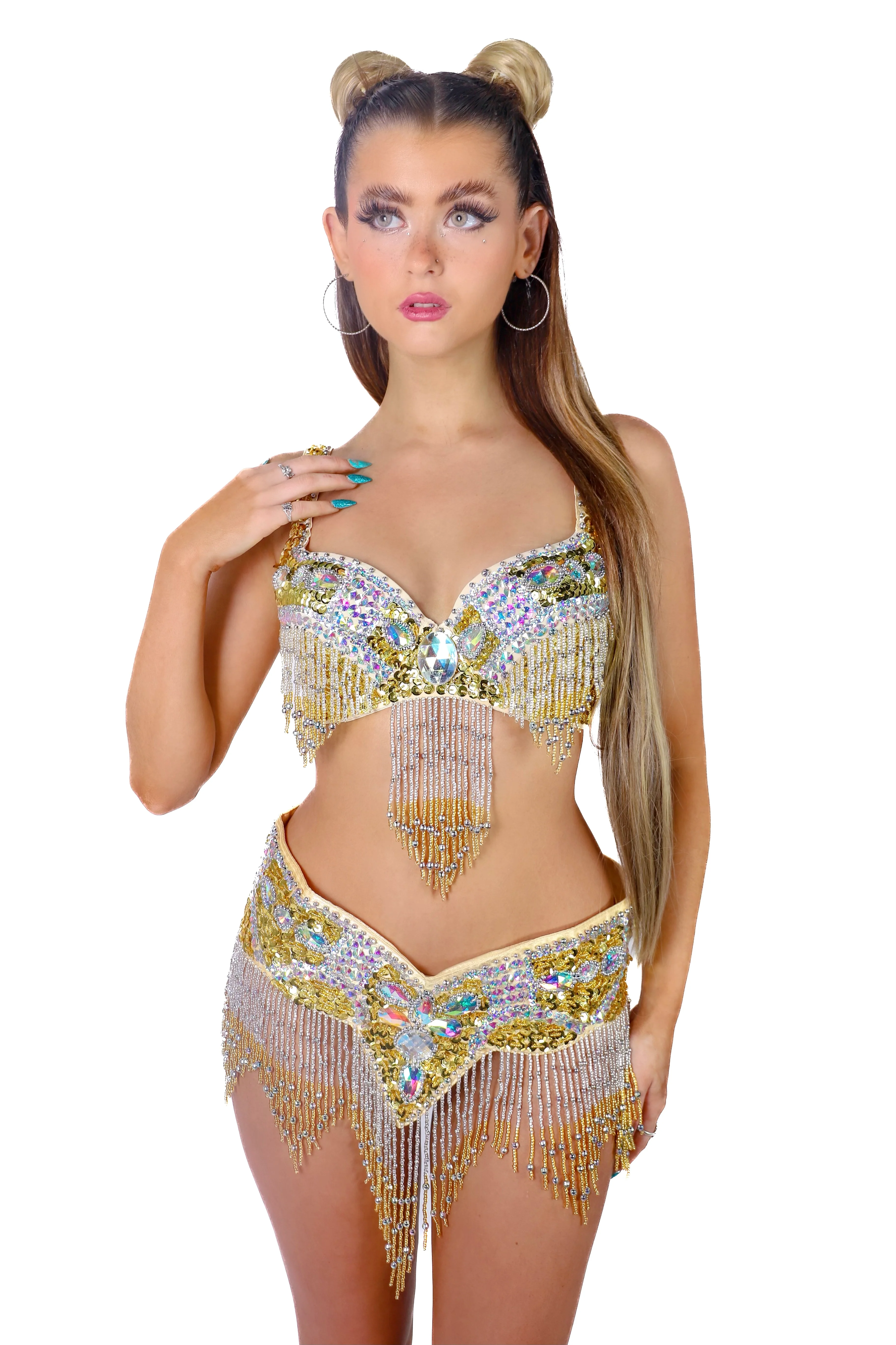 Gold Meadow Carnival Bra Top - Image 3