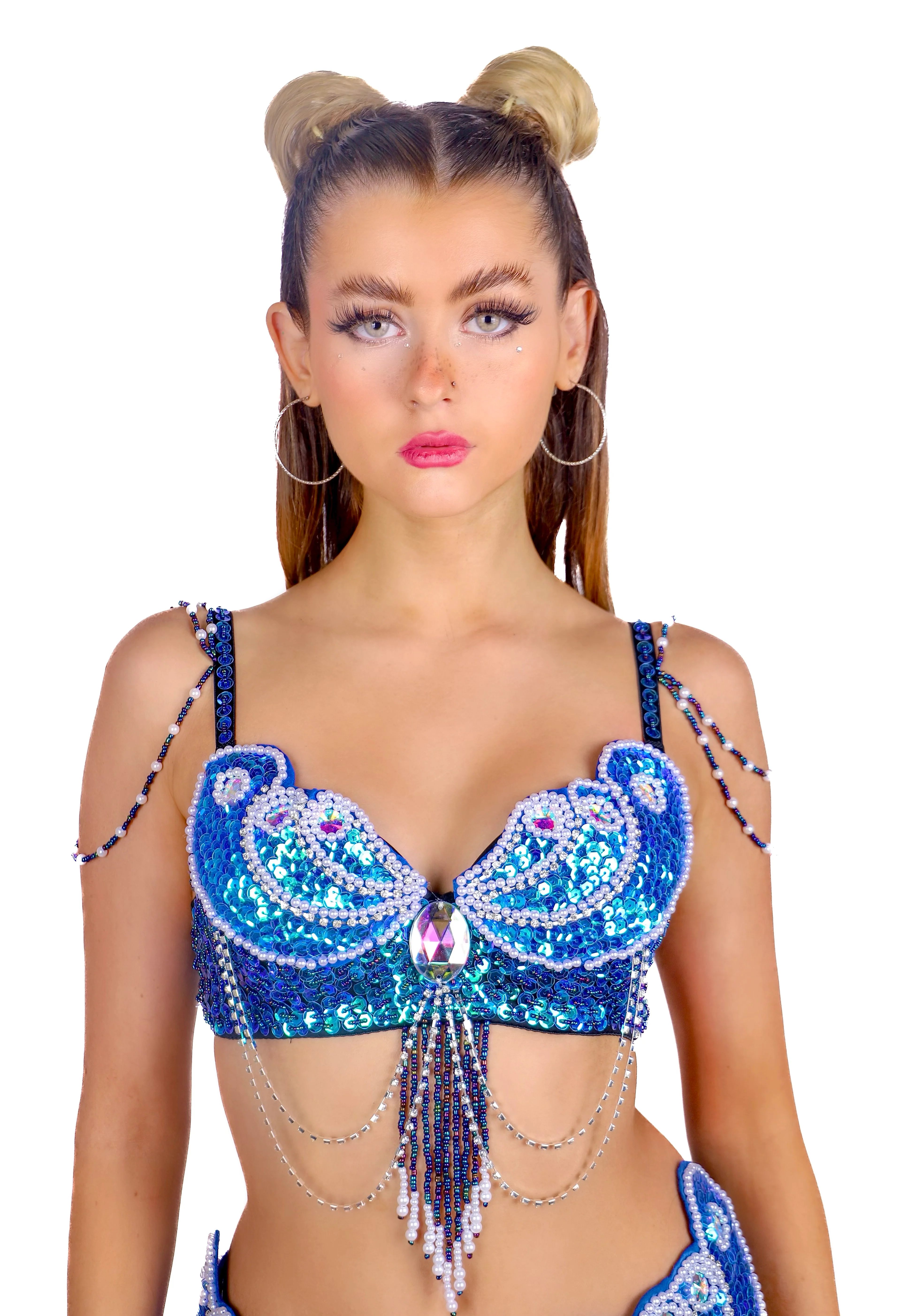 Royal Blue Mermaid Carnival Set - Image 4
