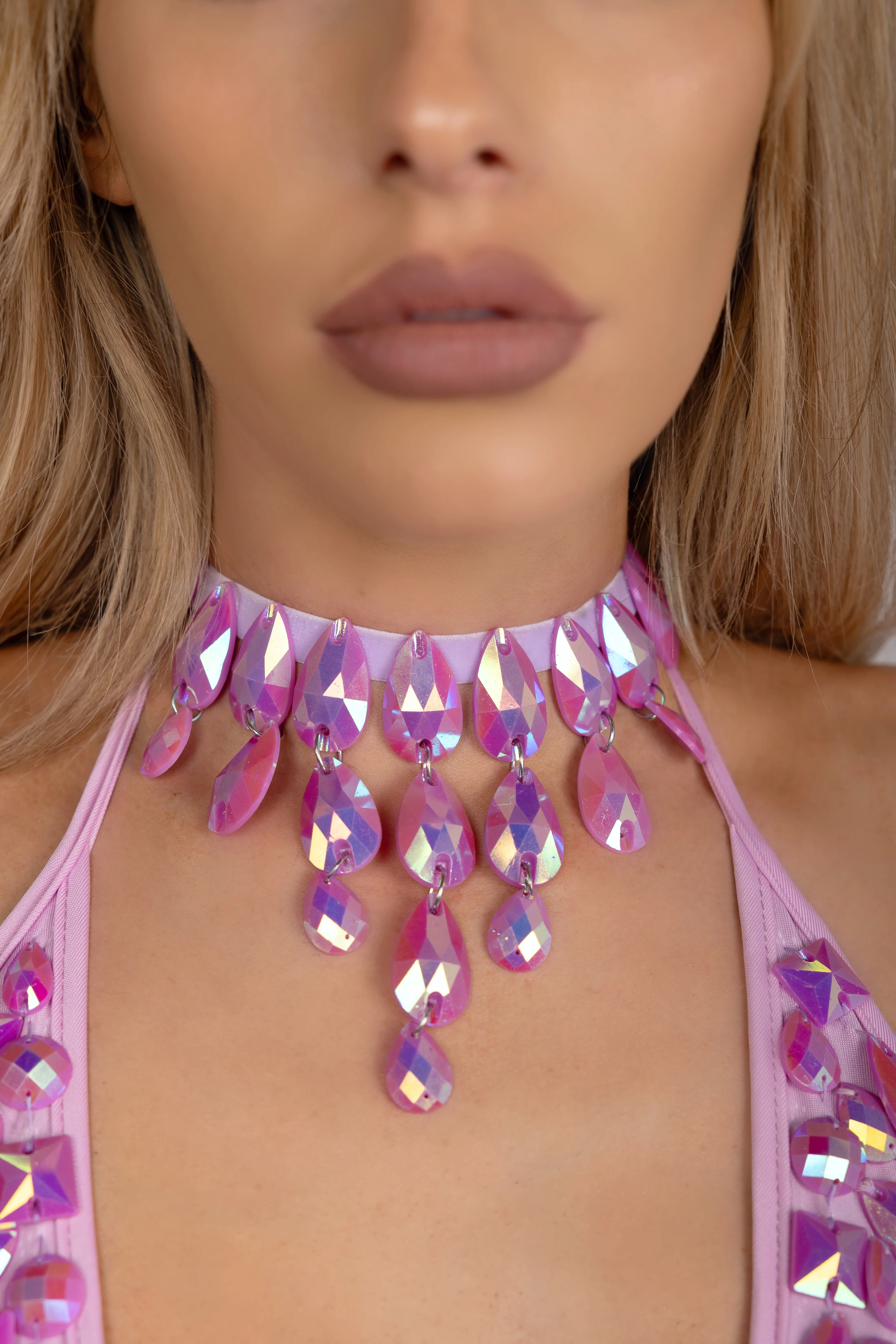 Lavender Pixie Gem Necklace - Image 4