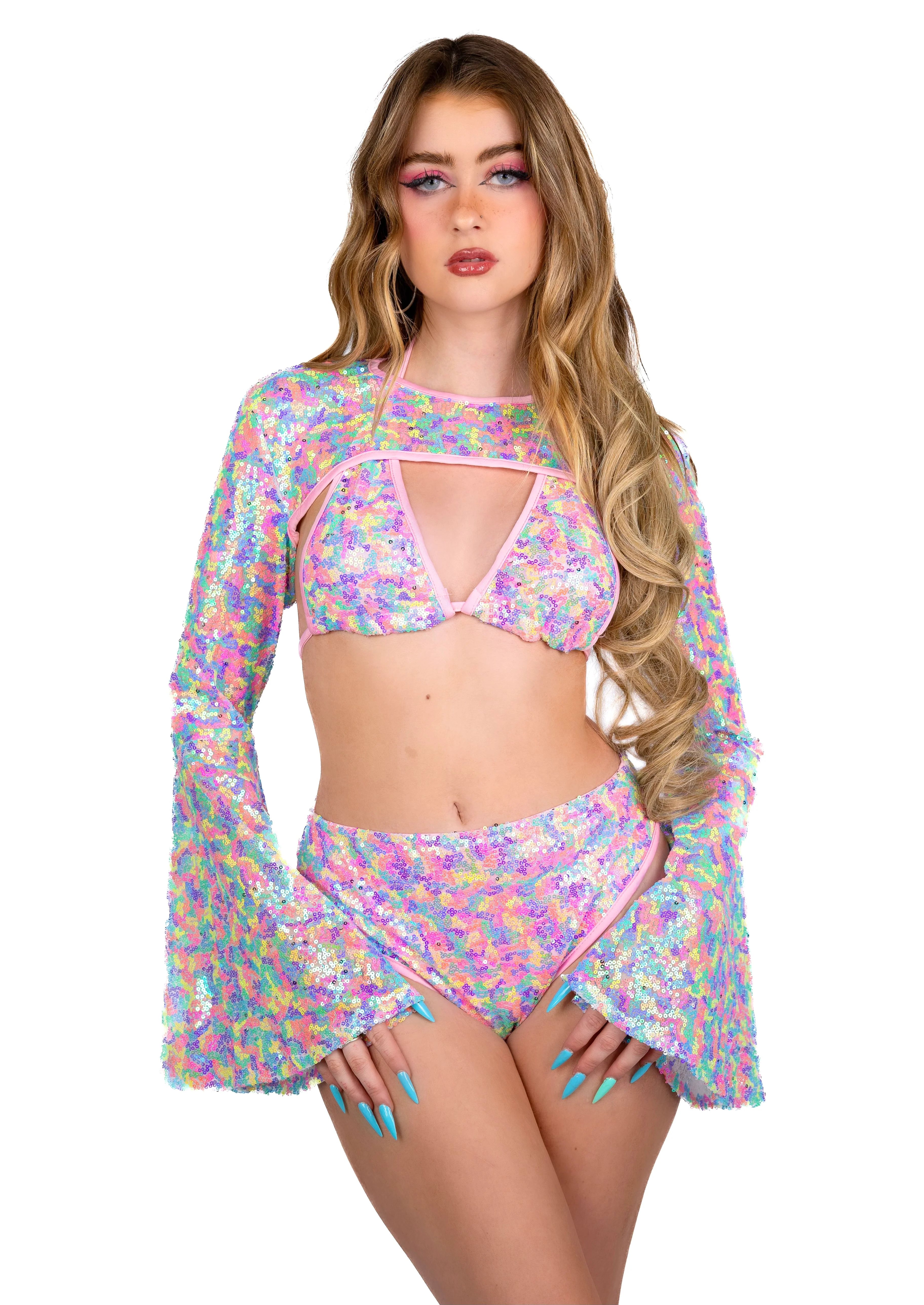 Candy Goddess Sequin Set (3 pcs)
