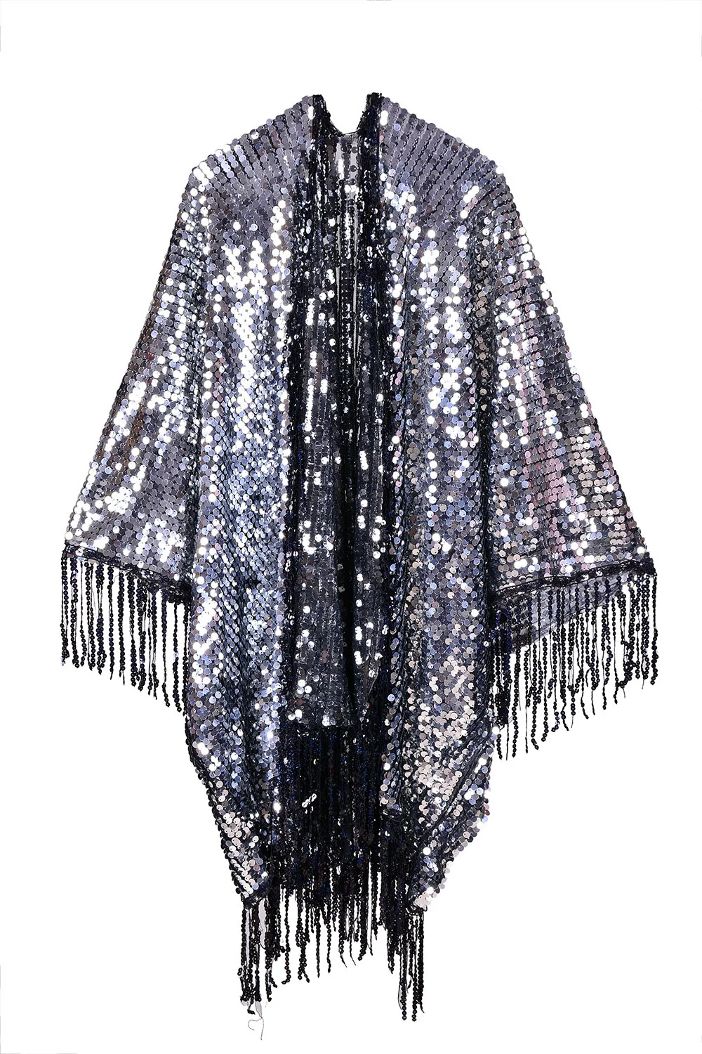 Disco Sequin Tassel Kimono - Disco Ball - Image 9