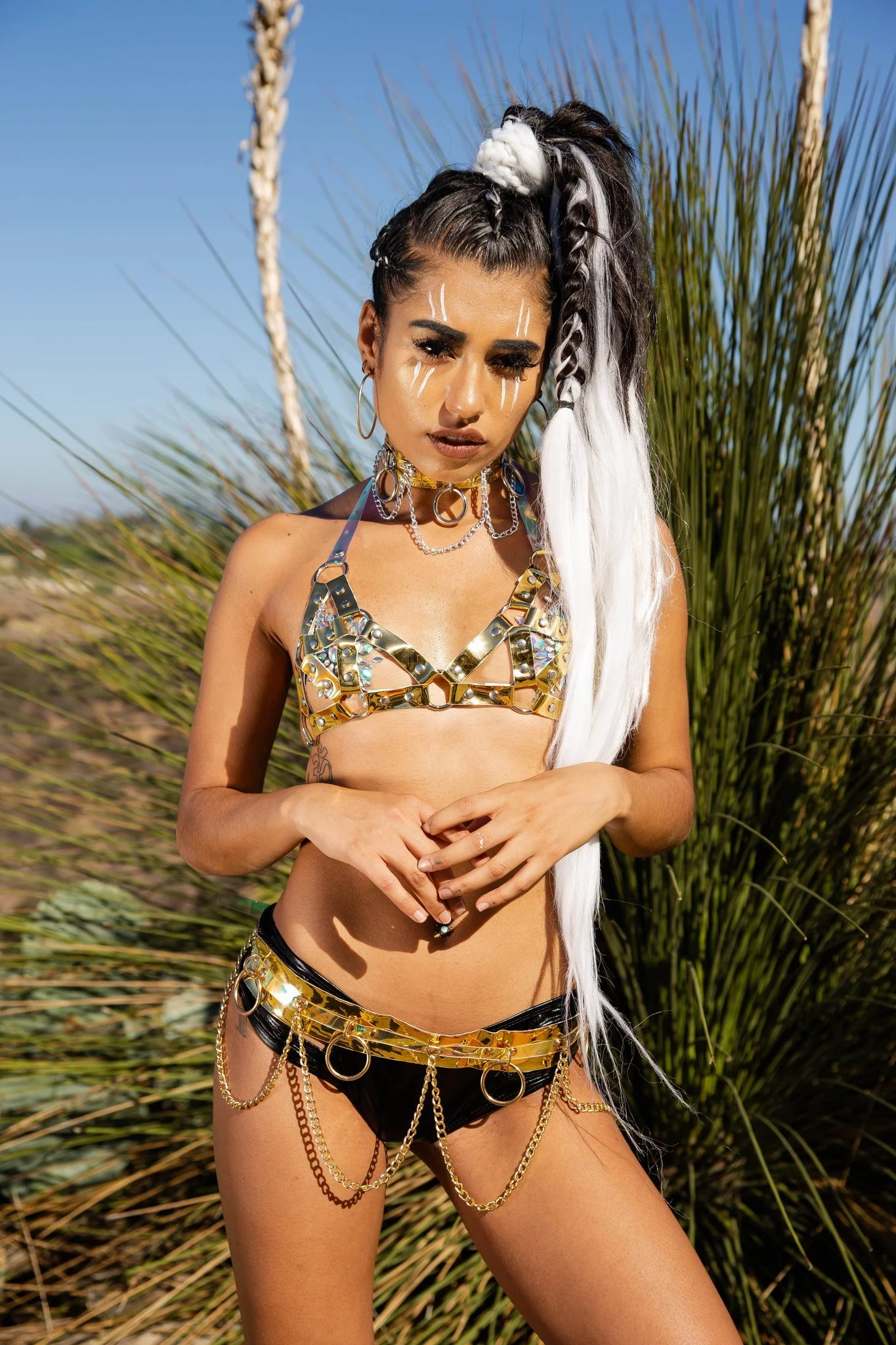 Electric Daisy Girl Harness Bralette - Image 9
