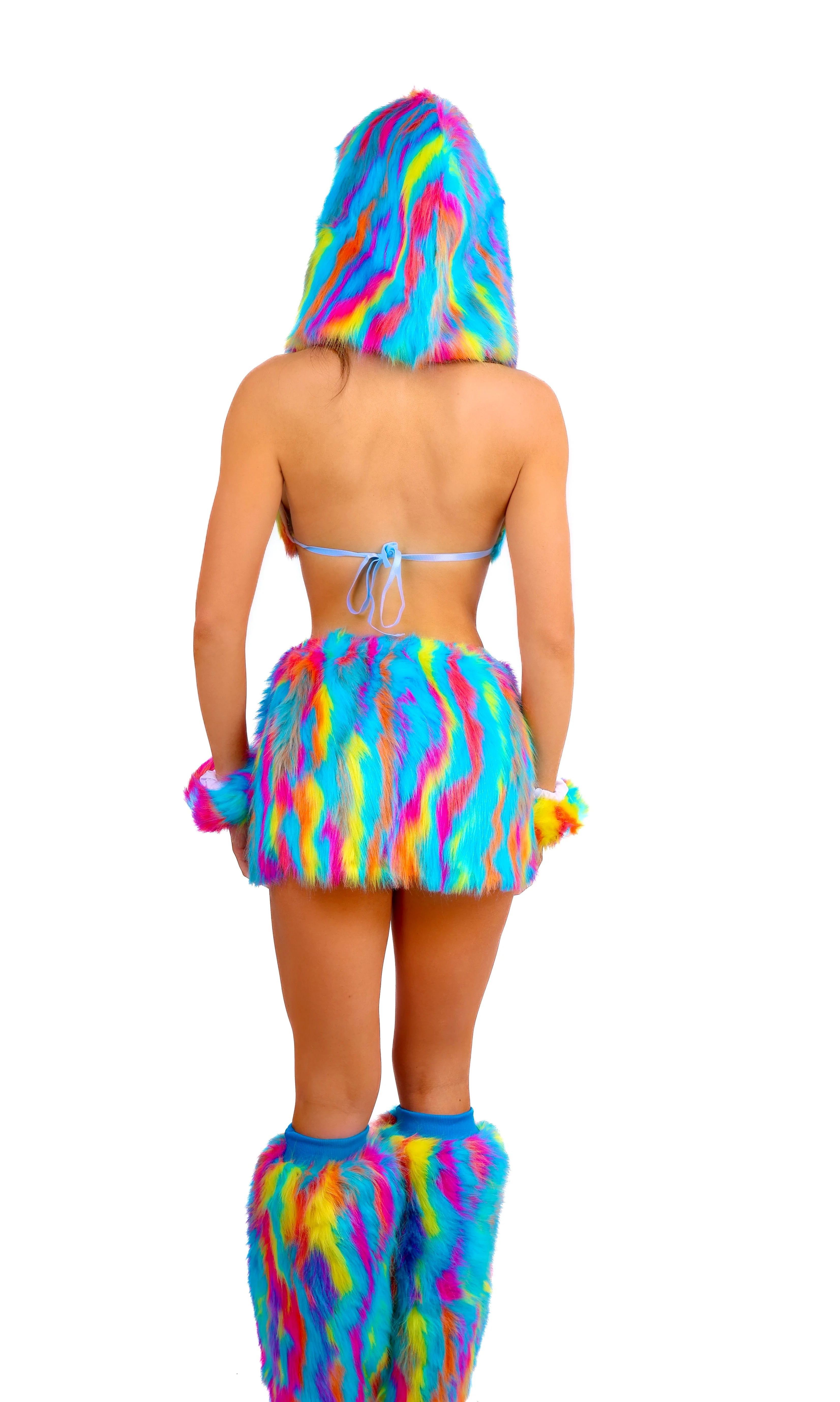 Electric Fantasy Fuzzy Skirt - Image 4
