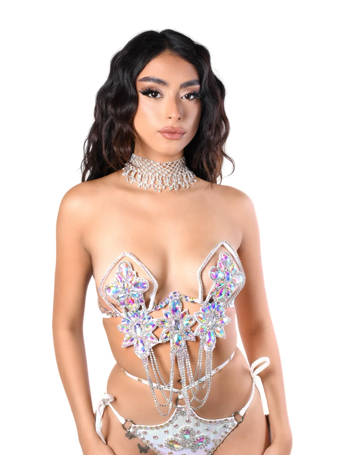 Sacred Lotus Carnival Bra Top - Image 2