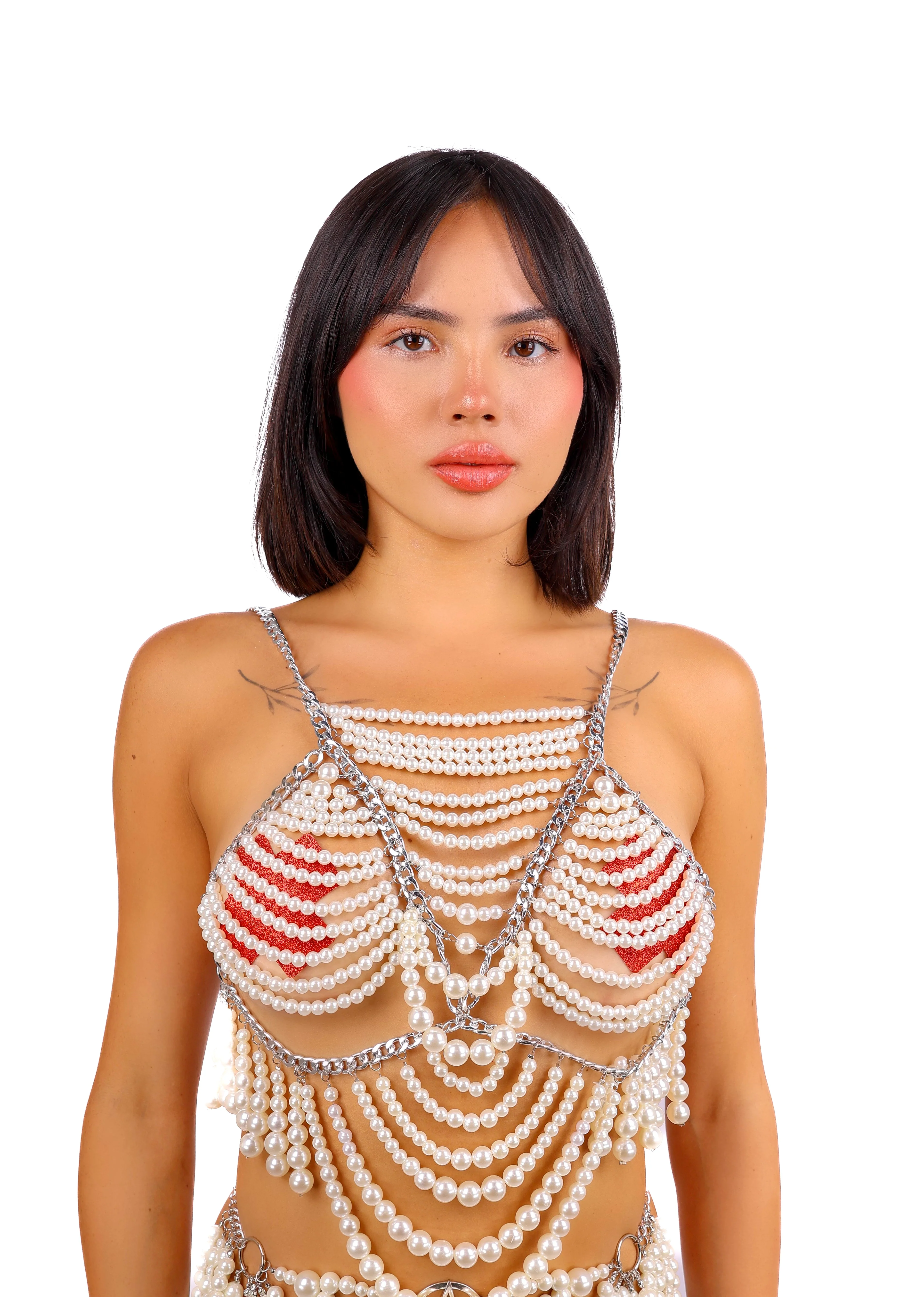 FULL OUTFIT- Pearl Oracle Bead Goddess (4 pcs) - Image 3