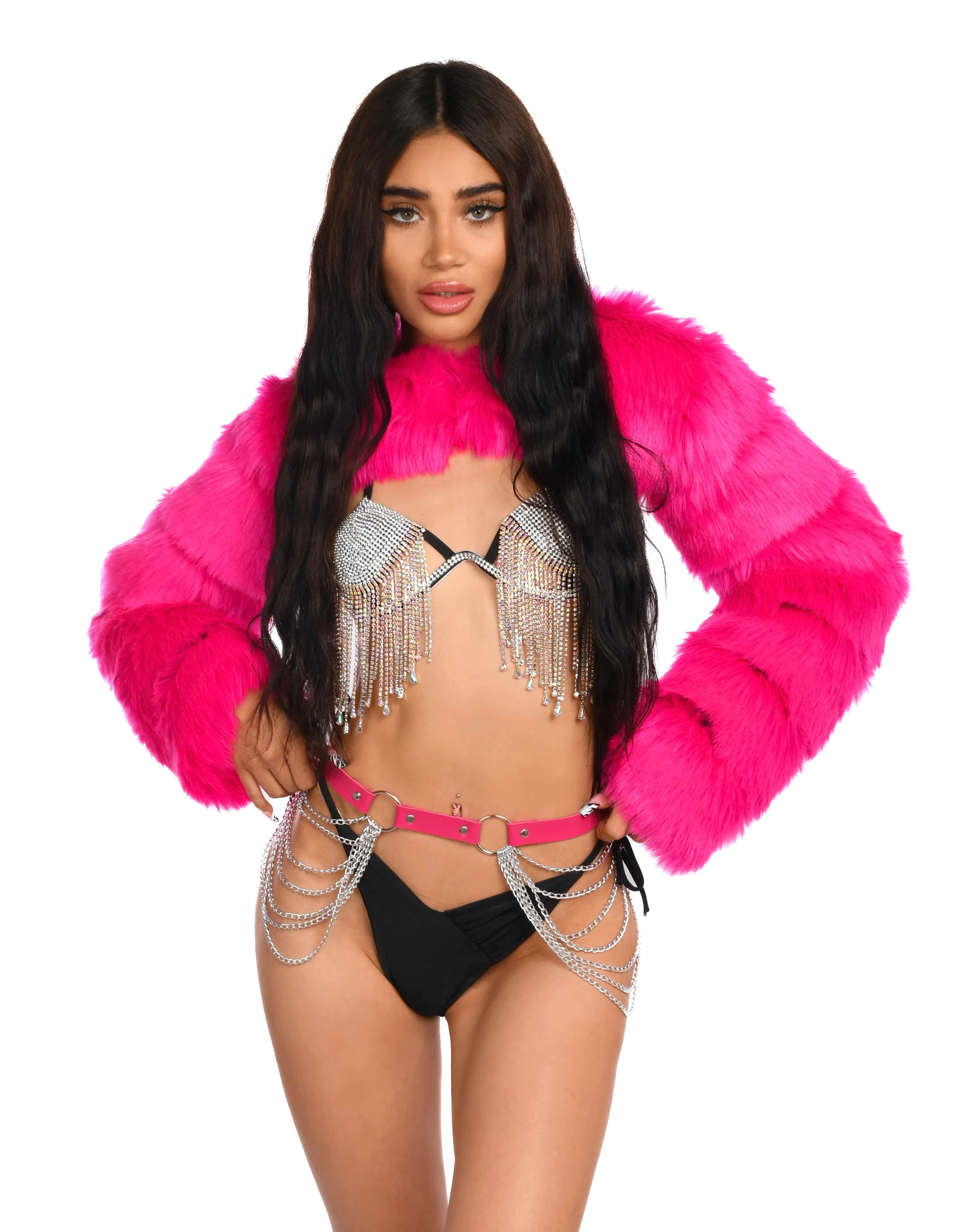 FULL OUTFIT- Hot Pink Diva Gal - Image 2