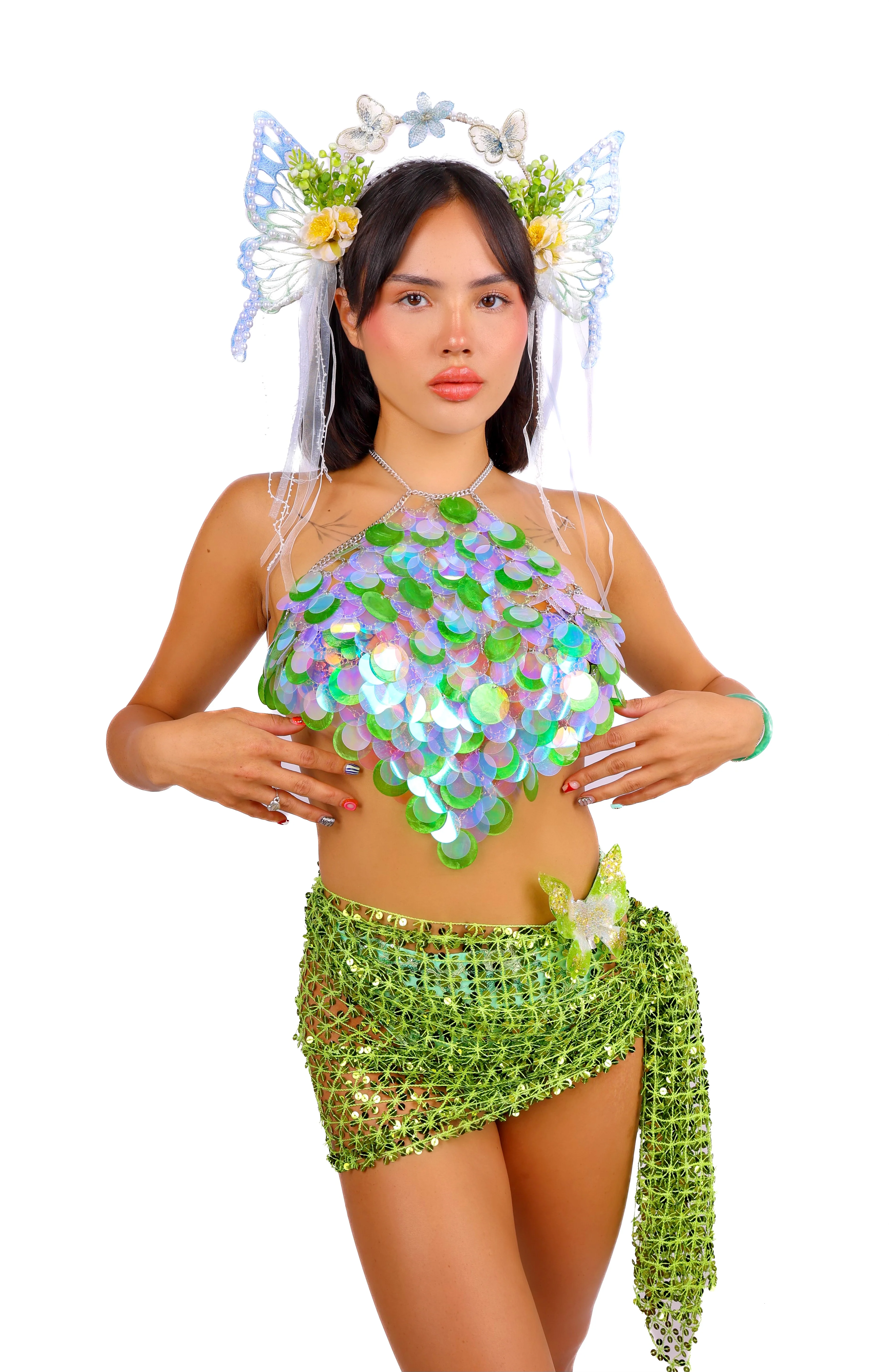 FULL OUTFIT- Butterfly Jade Scales Genesis (3 pcs) - Image 2