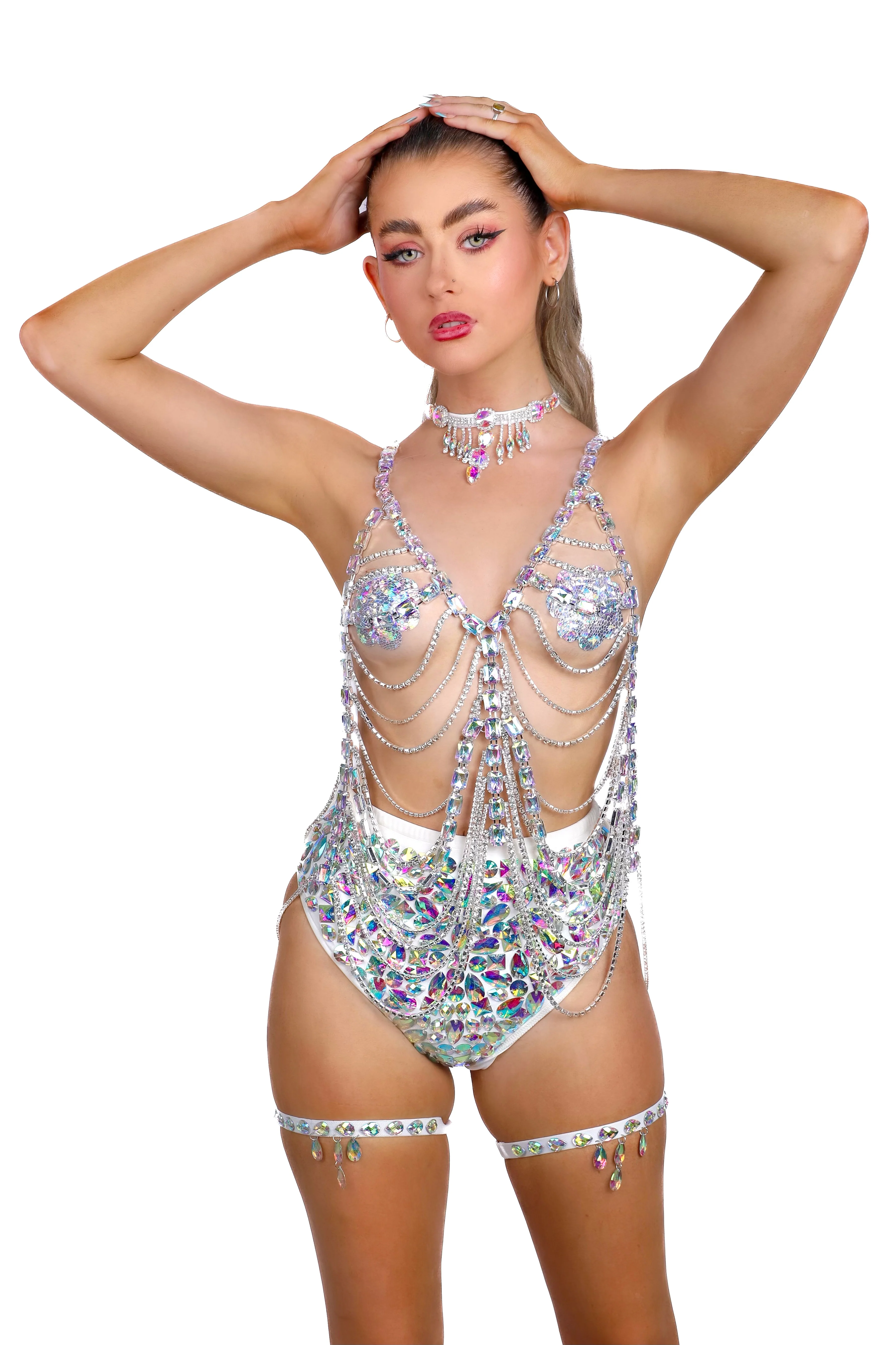 FULL OUTFIT- Iridescent Aura Babe (6 pcs) - Image 3