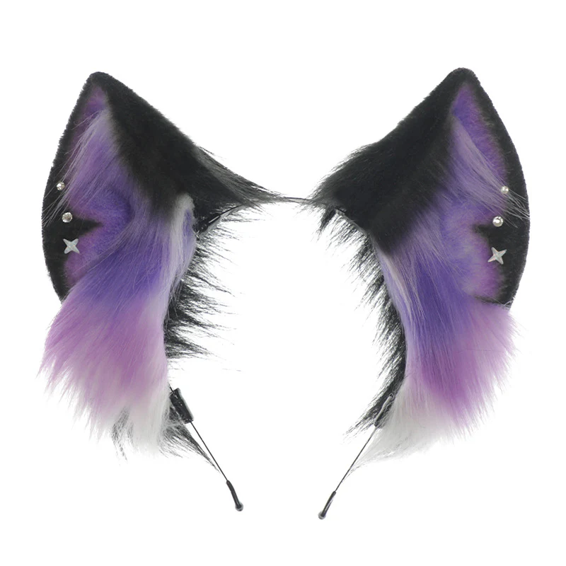 Galaxy Fox Fuzzy Headband - Image 2
