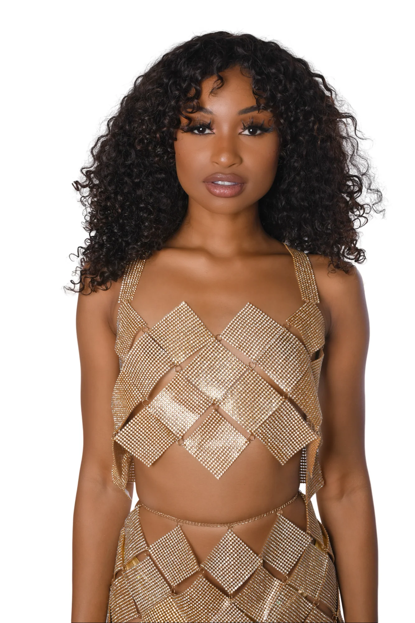Gold Diamond Girl Rhinestone Set - Image 5