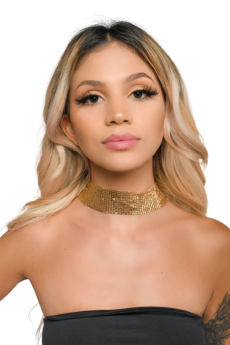 Gold Metallic Necklace