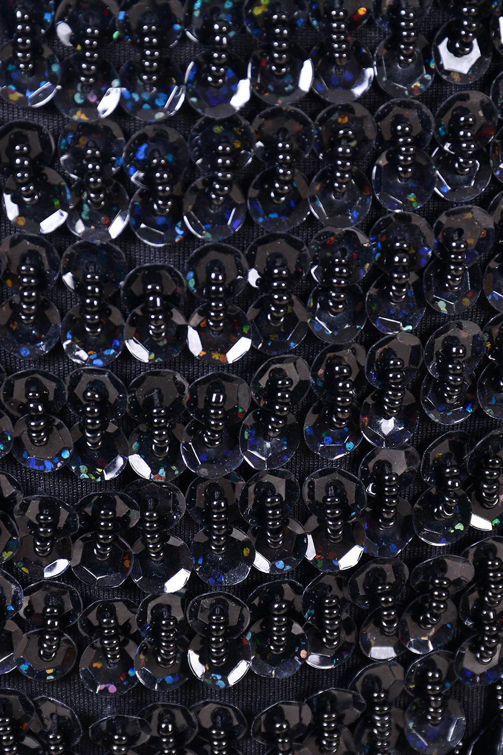 Hand Stitched Sequin High Waisted Bottoms- Midnight - Image 5
