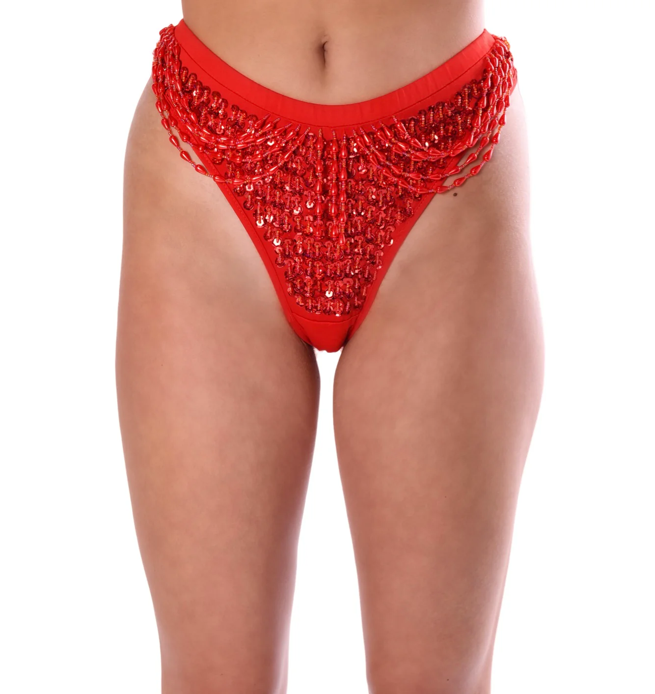 Hand Stitched Sequin Cheeky Bottoms- Valentine - Image 3