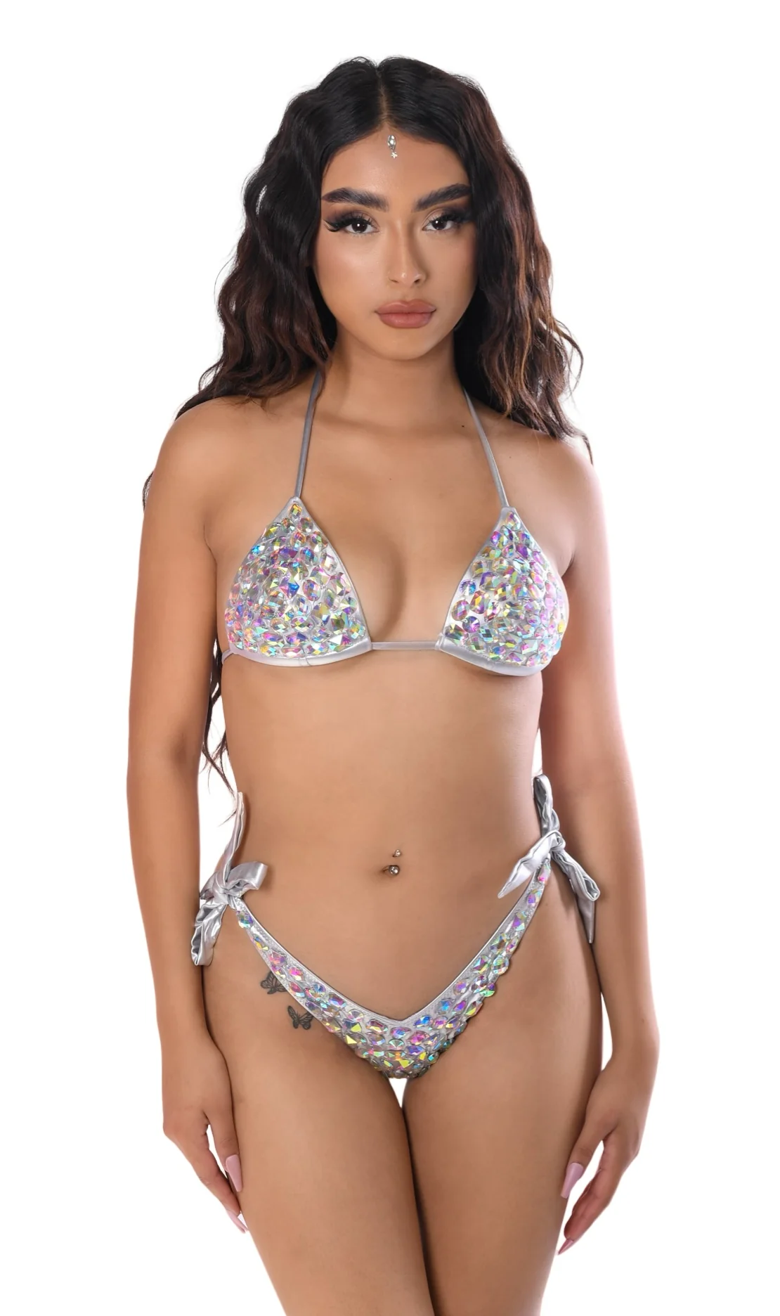 Silver Disco Rhinestone Set - Image 5