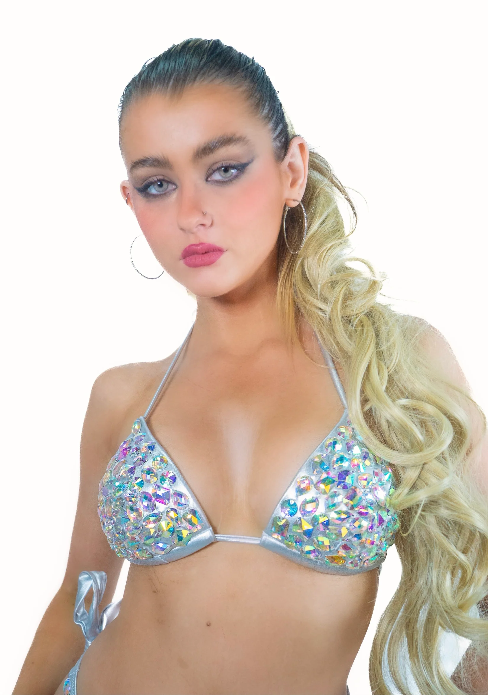 Silver Disco Rhinestone Set - Image 8