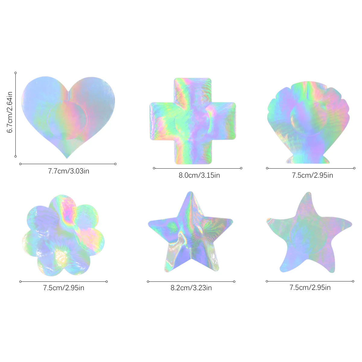 Holographic Star Pasties - Image 3