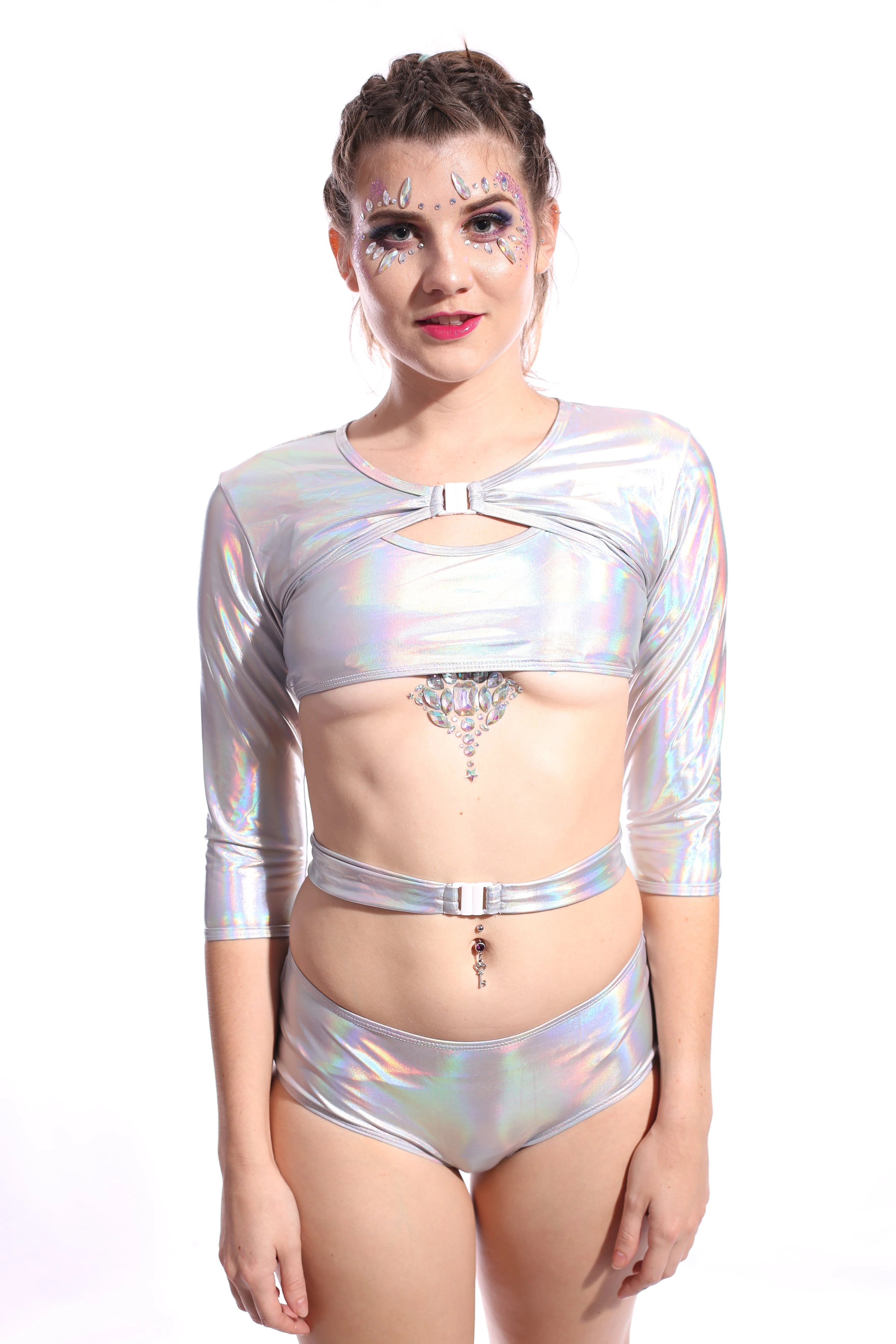 Hyperspace Low Waist Bottom/Booty Shorts - Image 2