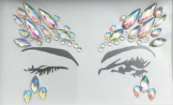 Mermaid Festival Face Jewels - Image 2