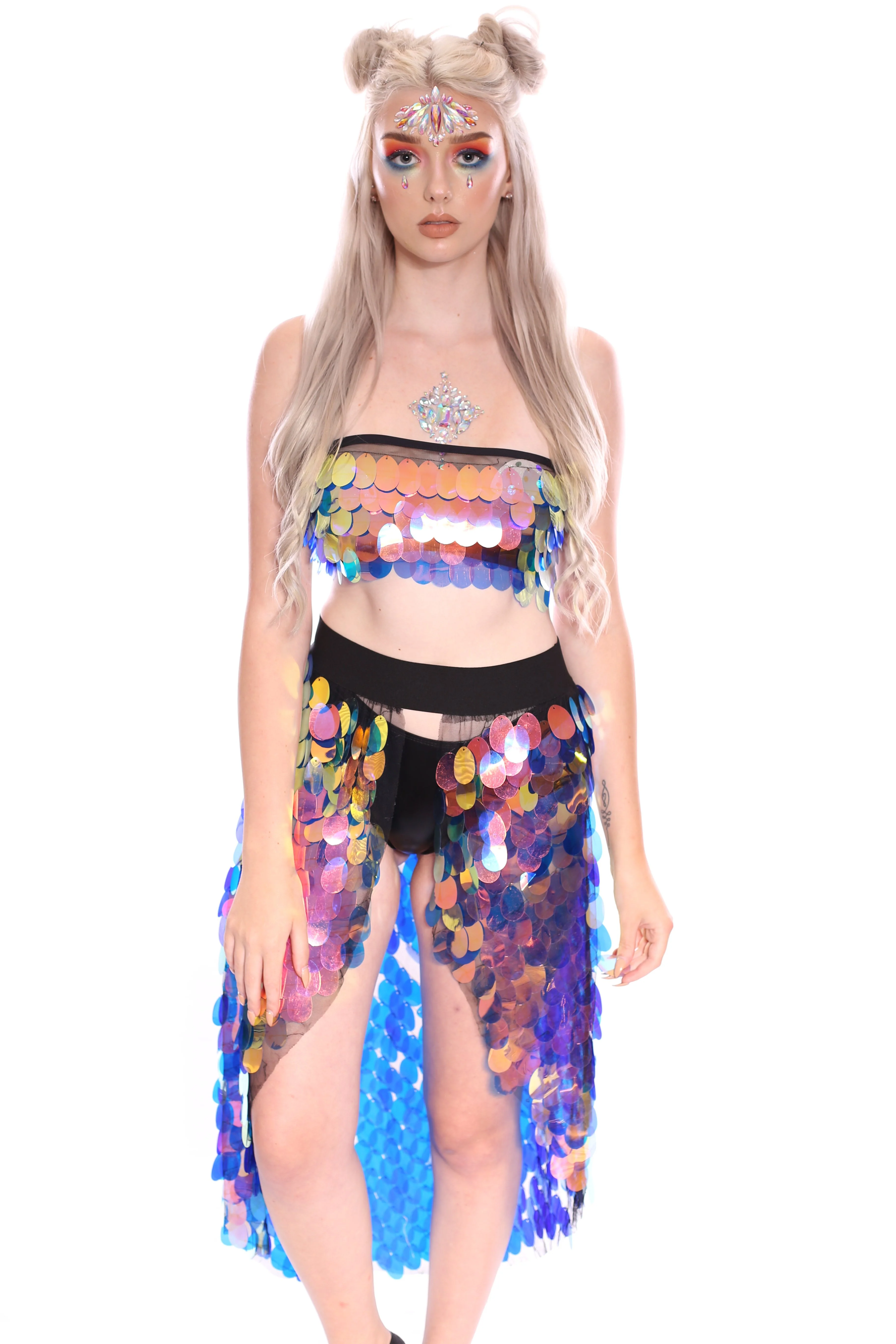 Moon Child Sequin Skirt (Long) - Image 4