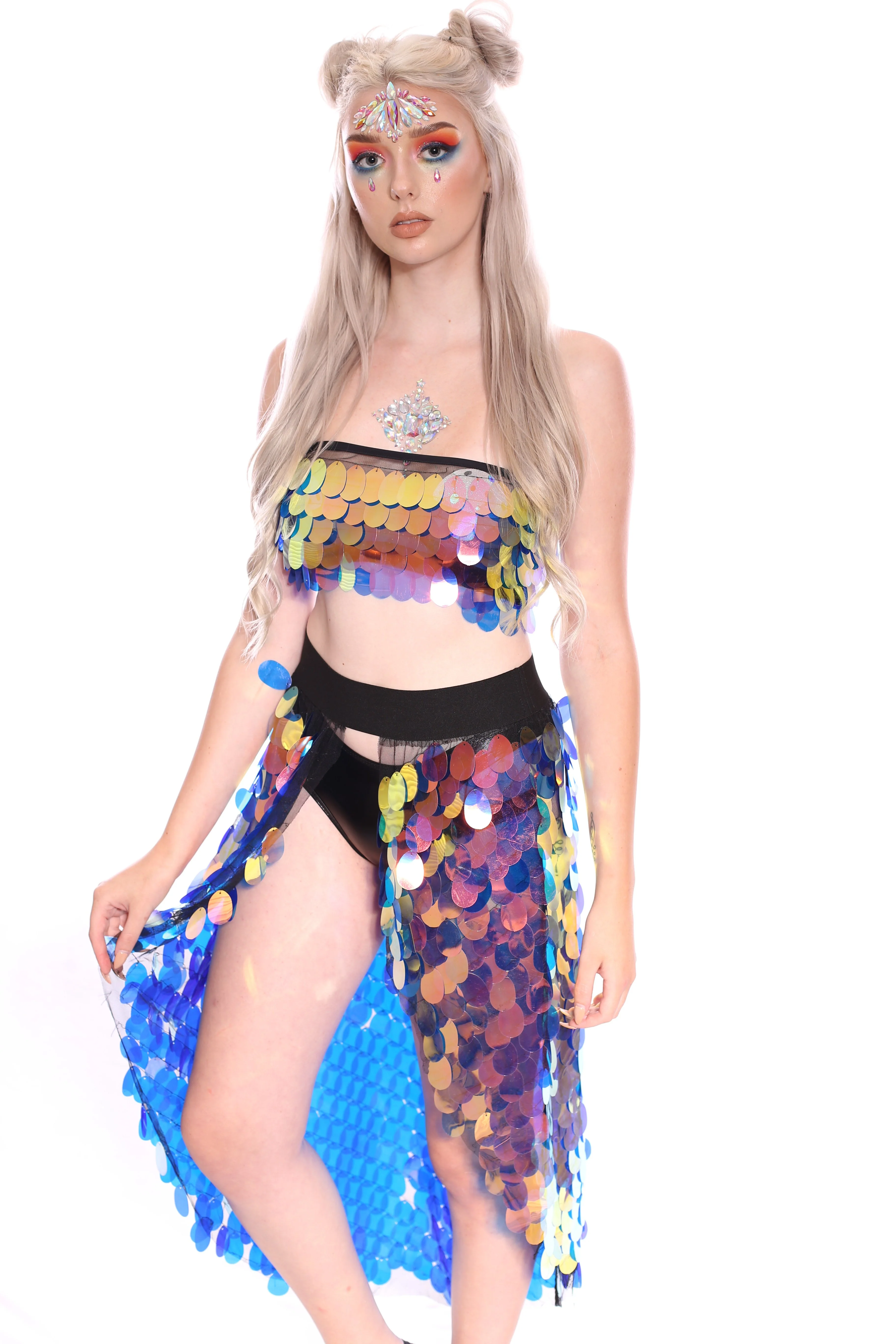 Moon Child Sequin Skirt (Long) - Image 5
