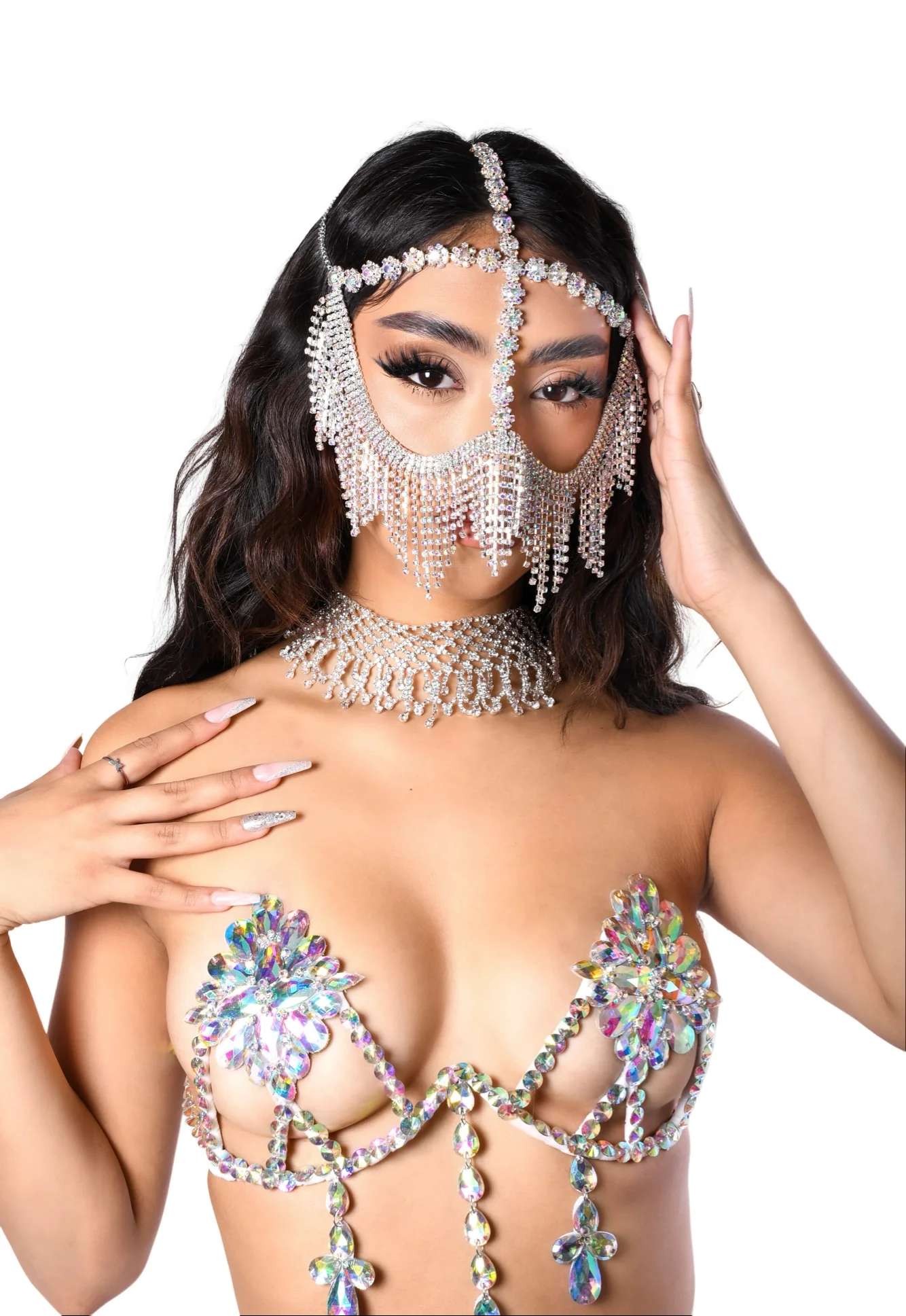 Mystique Diamond Head Piece - Image 3
