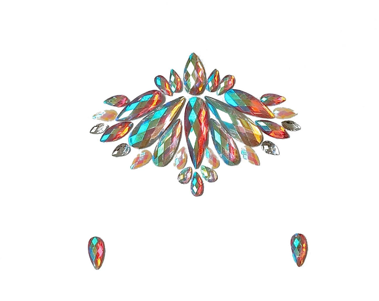 Queen Rhinestone Crystal Face Jewels - Image 2