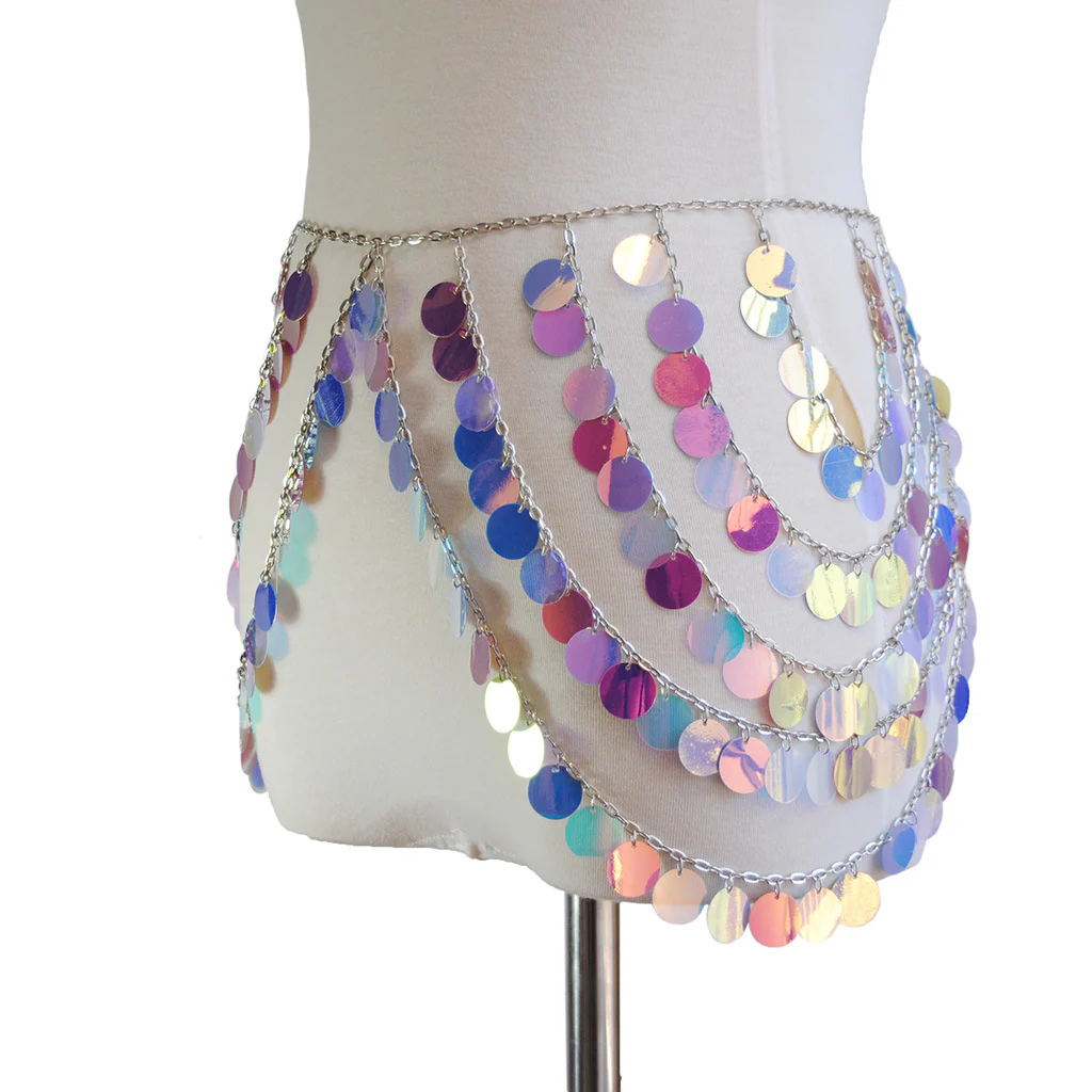 Rainbow Heart Tassel Skirt - Image 3