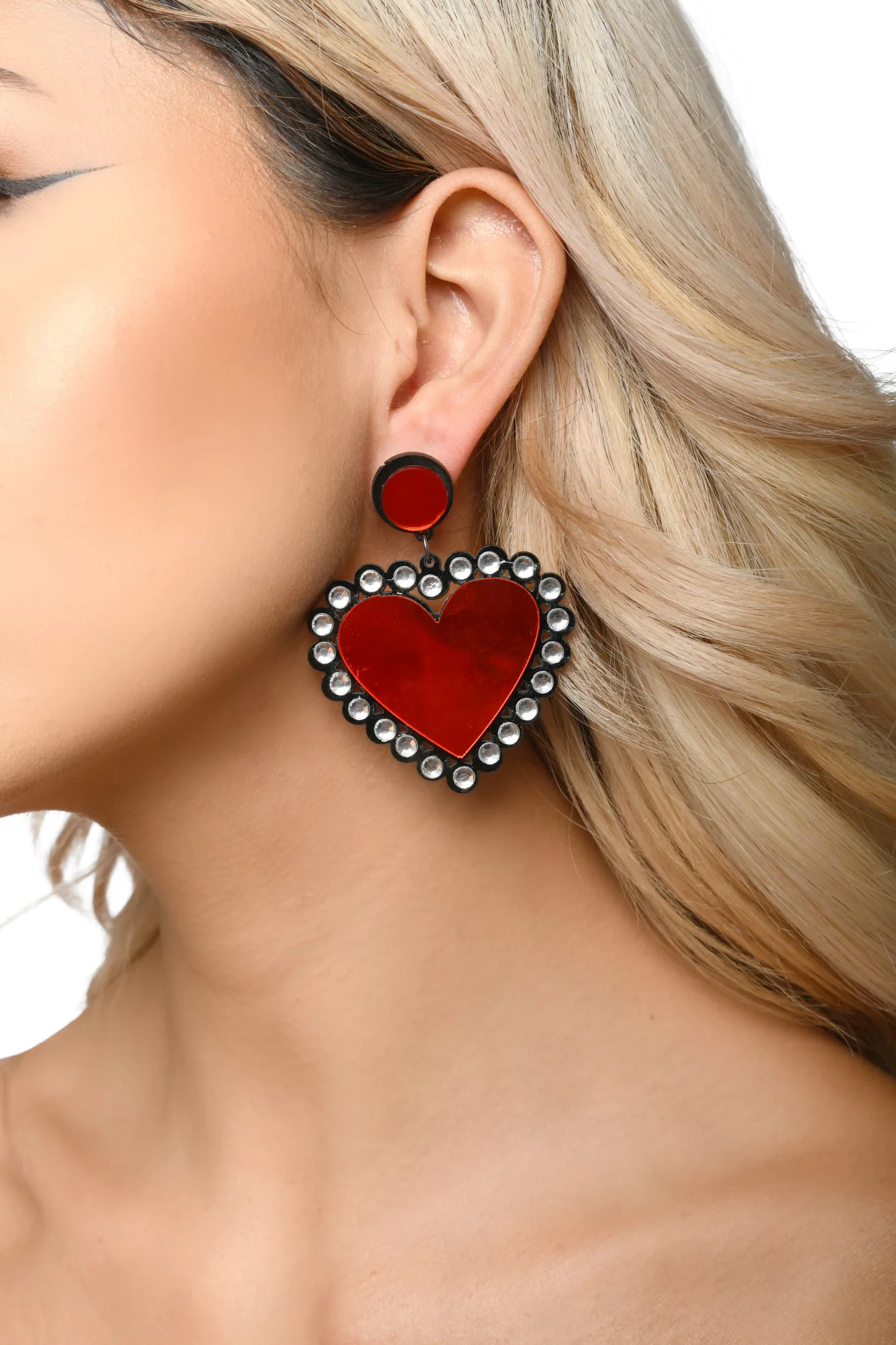 Red Heart Earrings