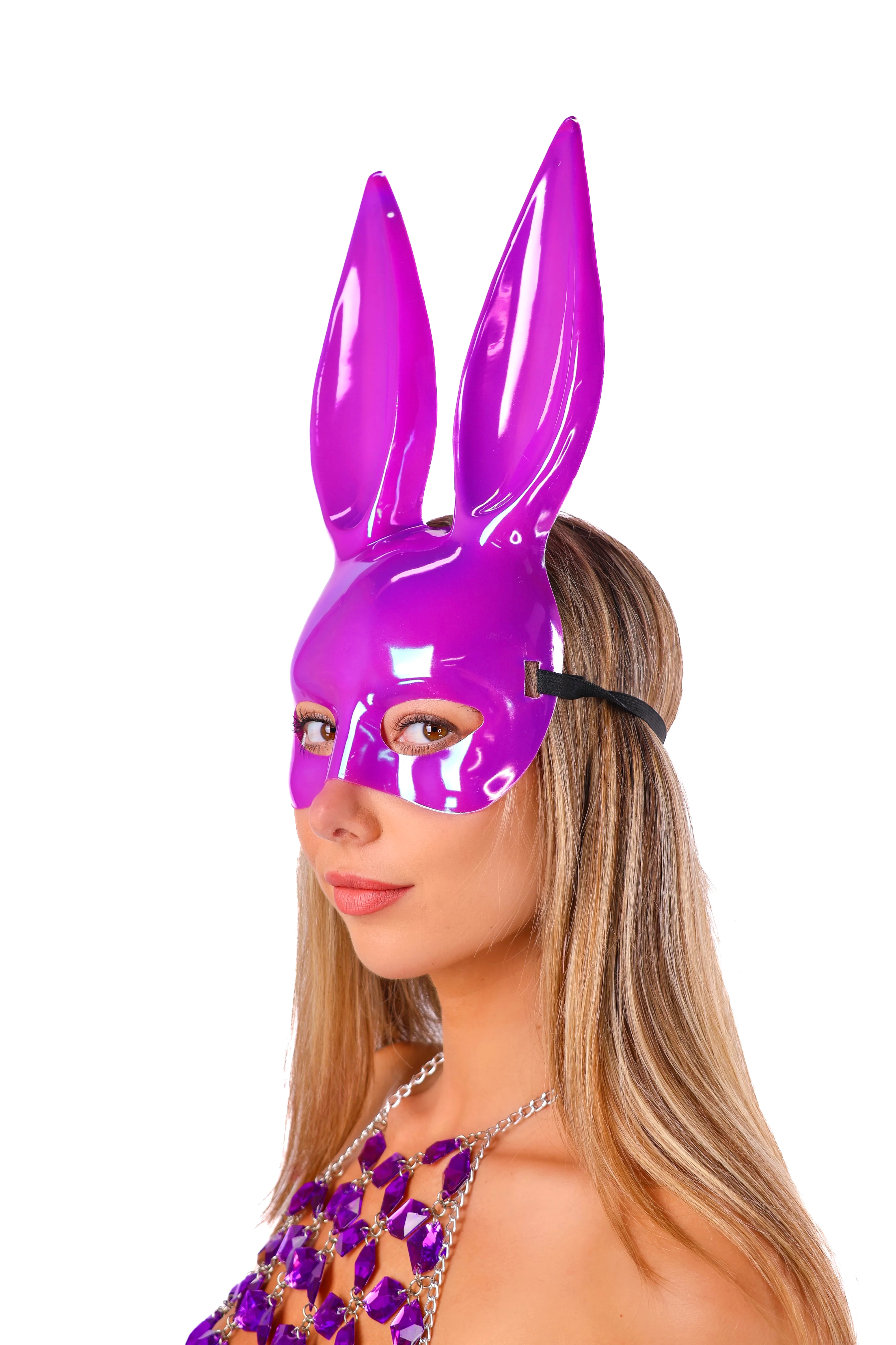 Purple Playboy Bunny Mask - Image 2