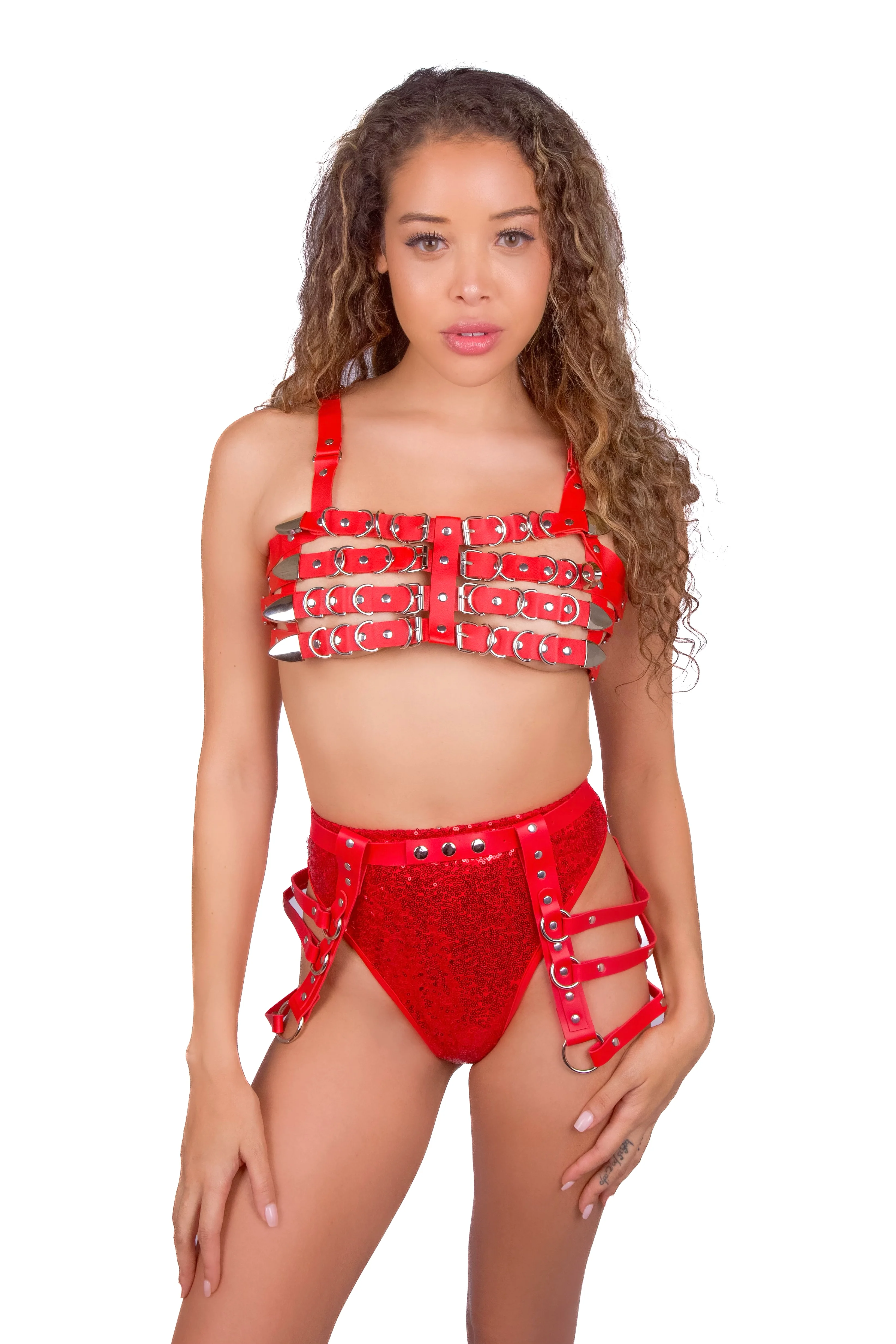 Red Rider Vegan Leather Harness - Image 3