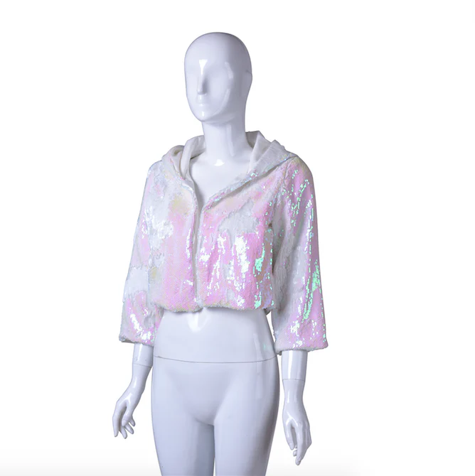 Reversible Sequin Jacket - Iridescent - Image 2