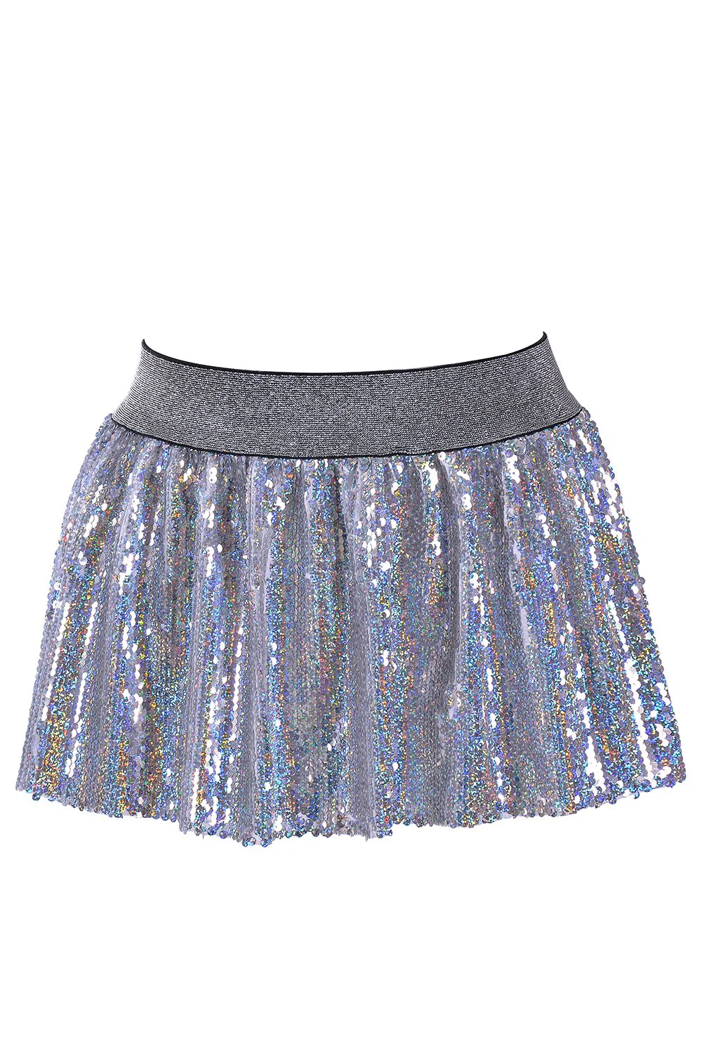 Reversible Sequin Skirt - Holographic