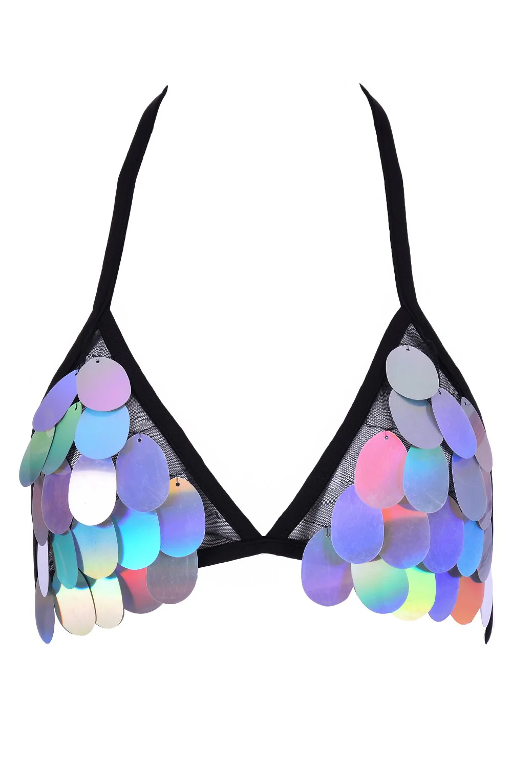 Disco Sequin Triangle Top - Image 2