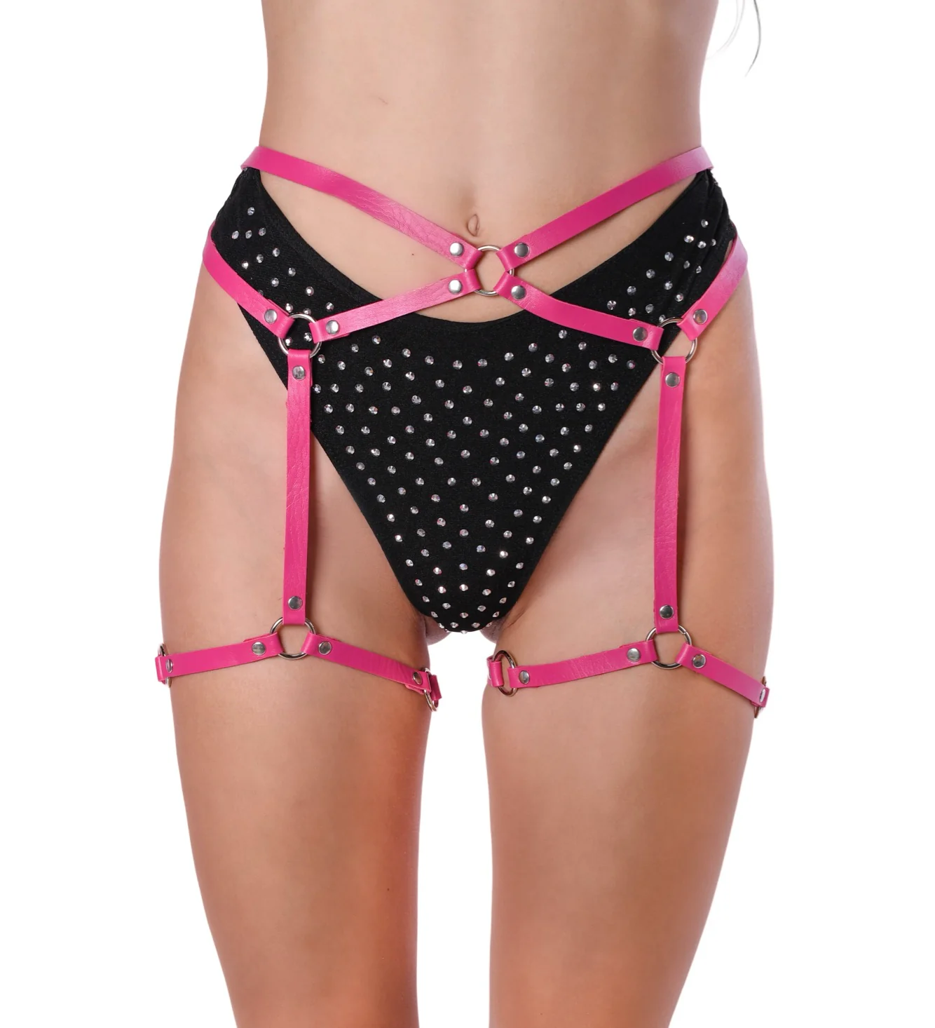 Rose Pink Leg Harness - Image 3