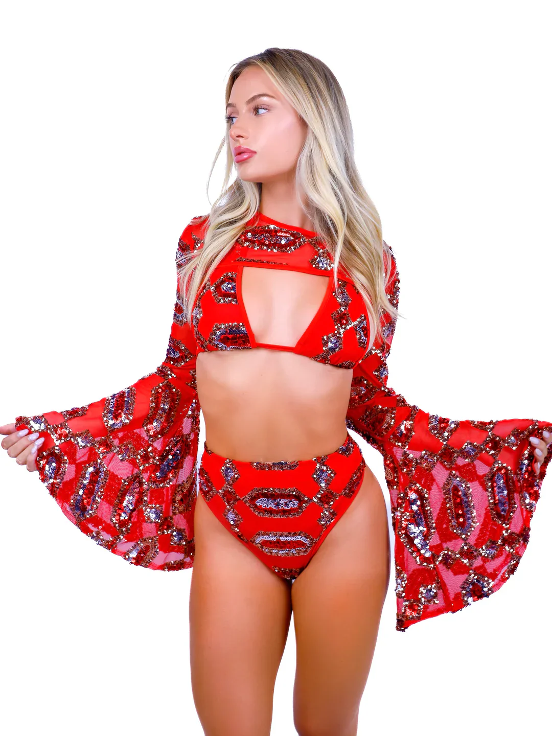 Ruby Bronze Sequin Set - Image 10