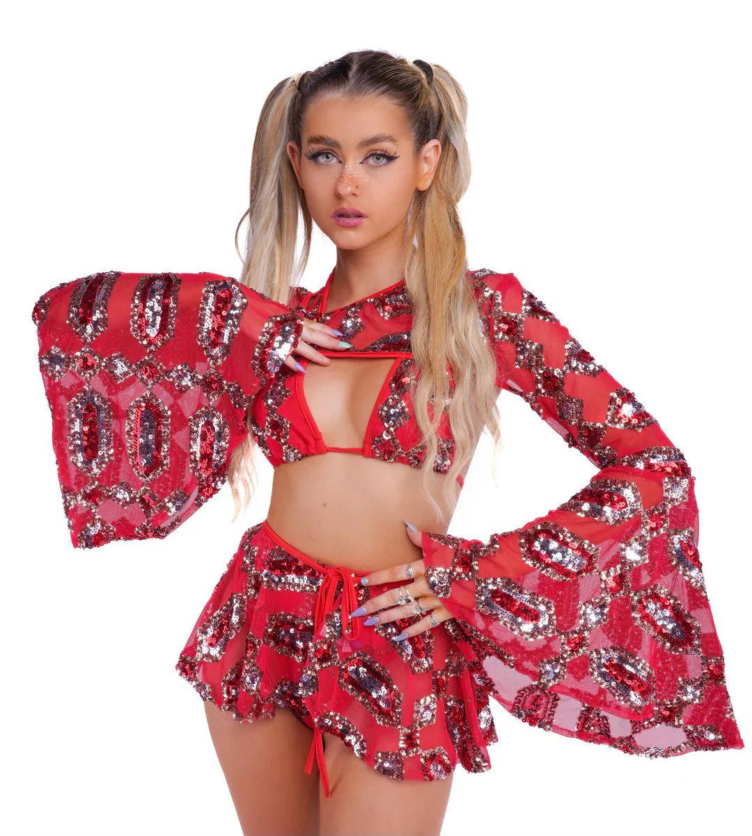 Ruby Bronze Sequin Set - Image 20