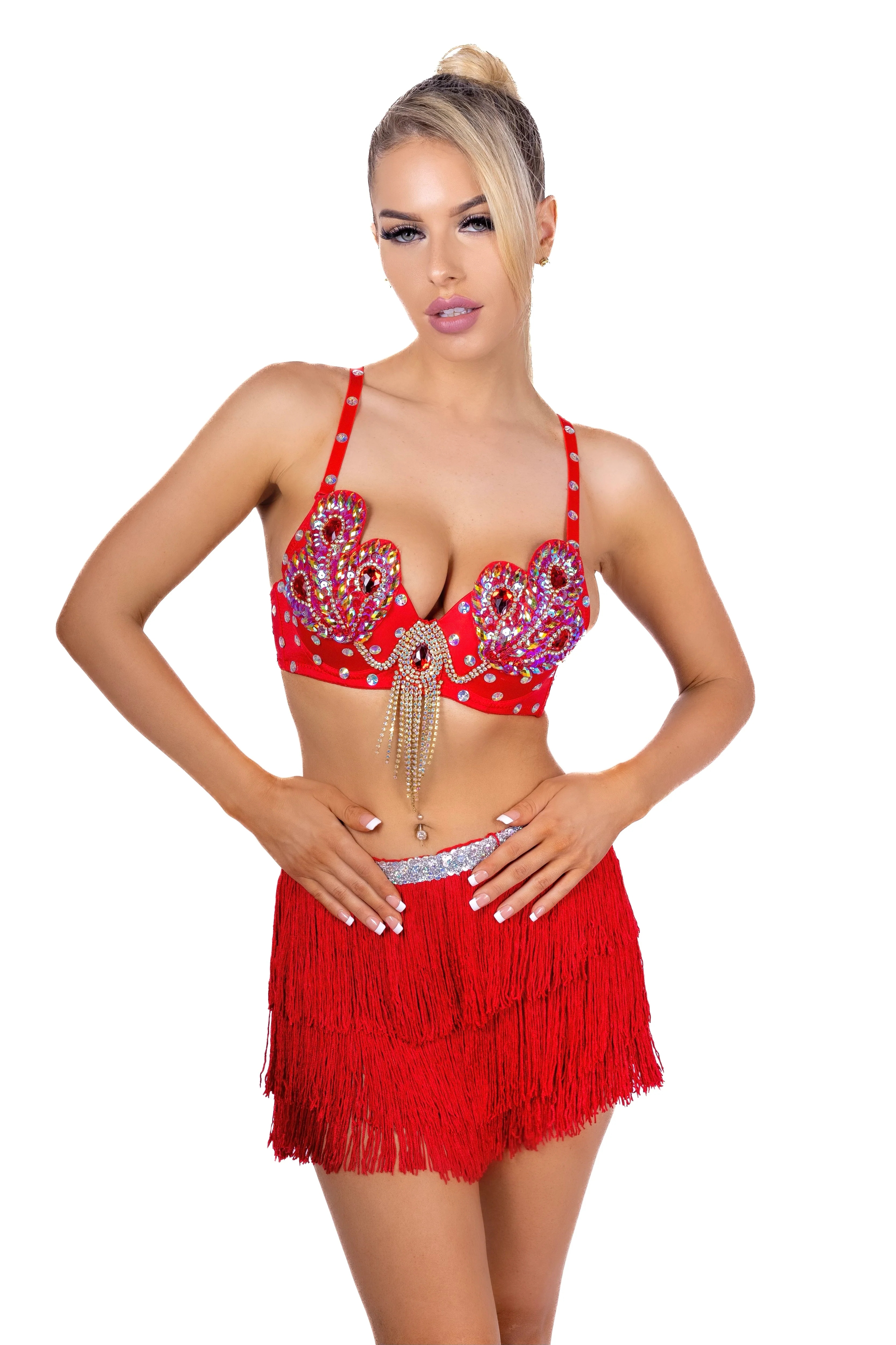 Ruby Peacock Carnival Bra Top - Image 3
