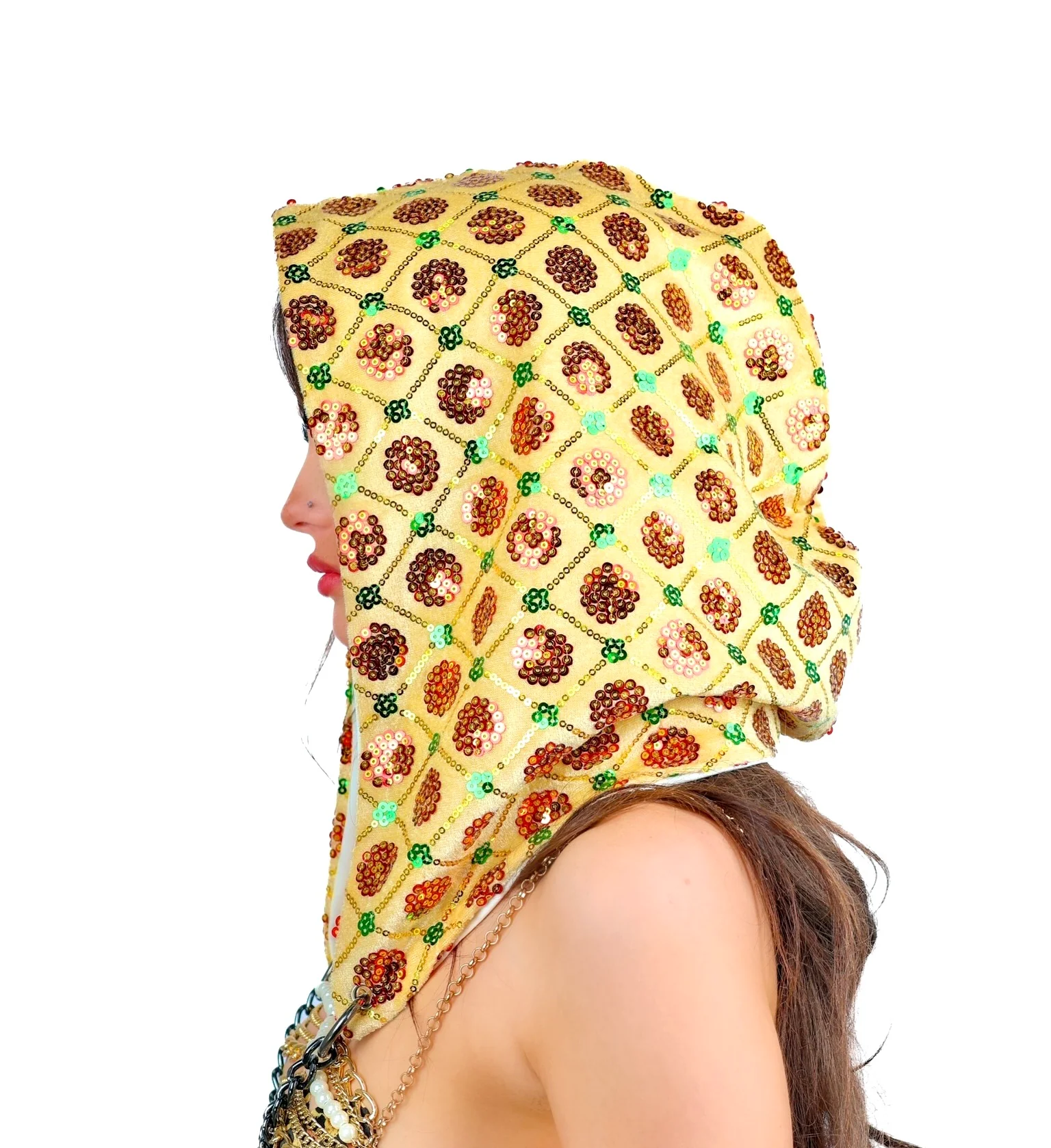 Sun Tribal Sequin Hood - Image 2