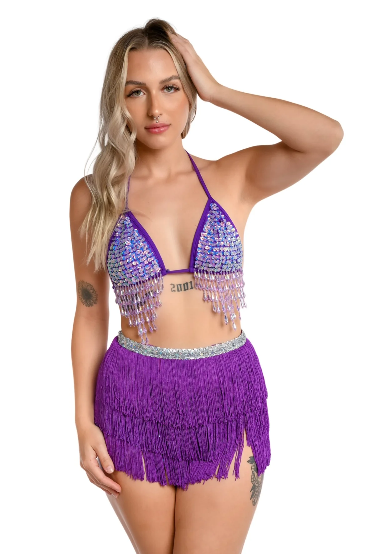 Shimmy Tassel Skirt - Image 11