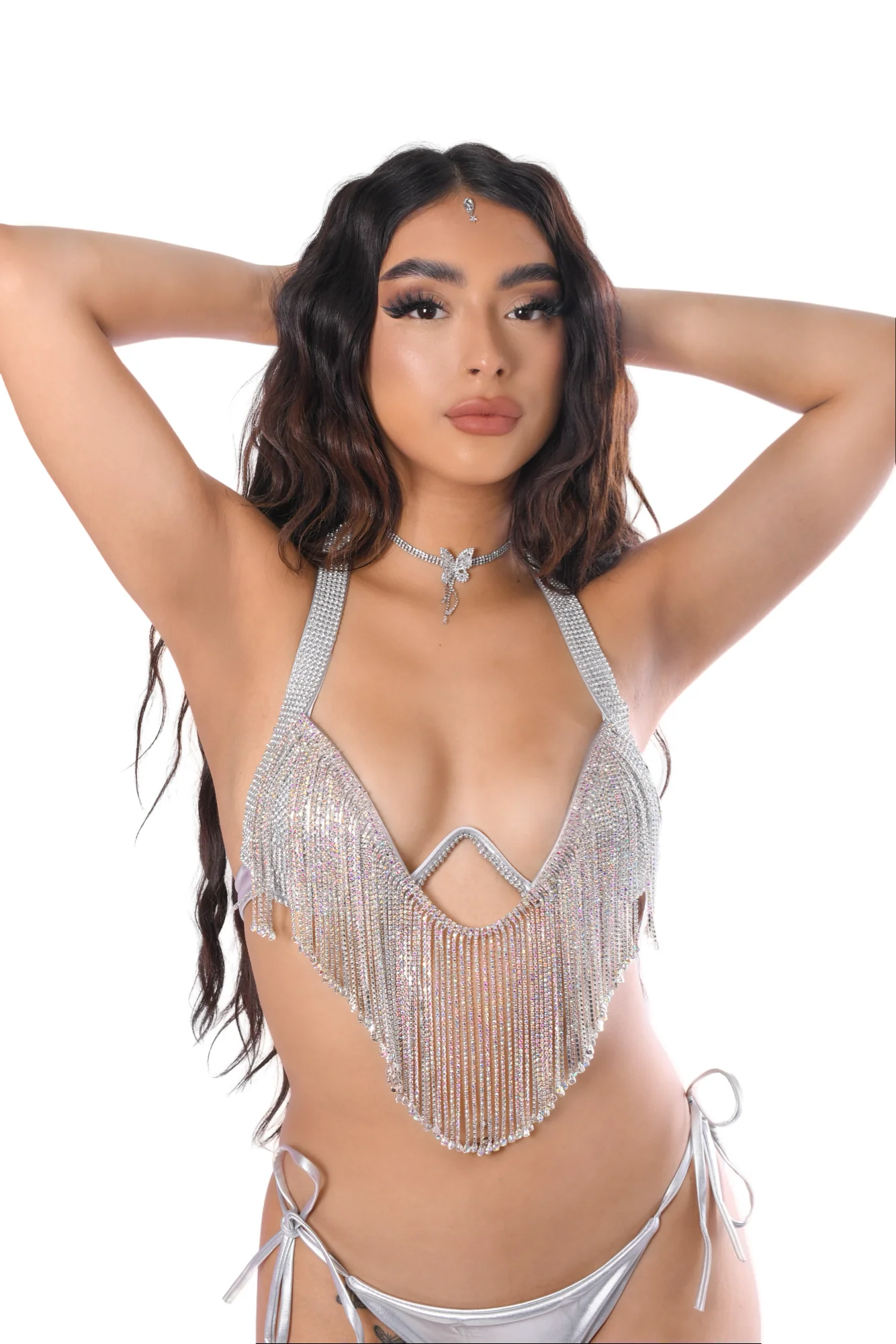 Disco Diamond Tassel Top - Image 2