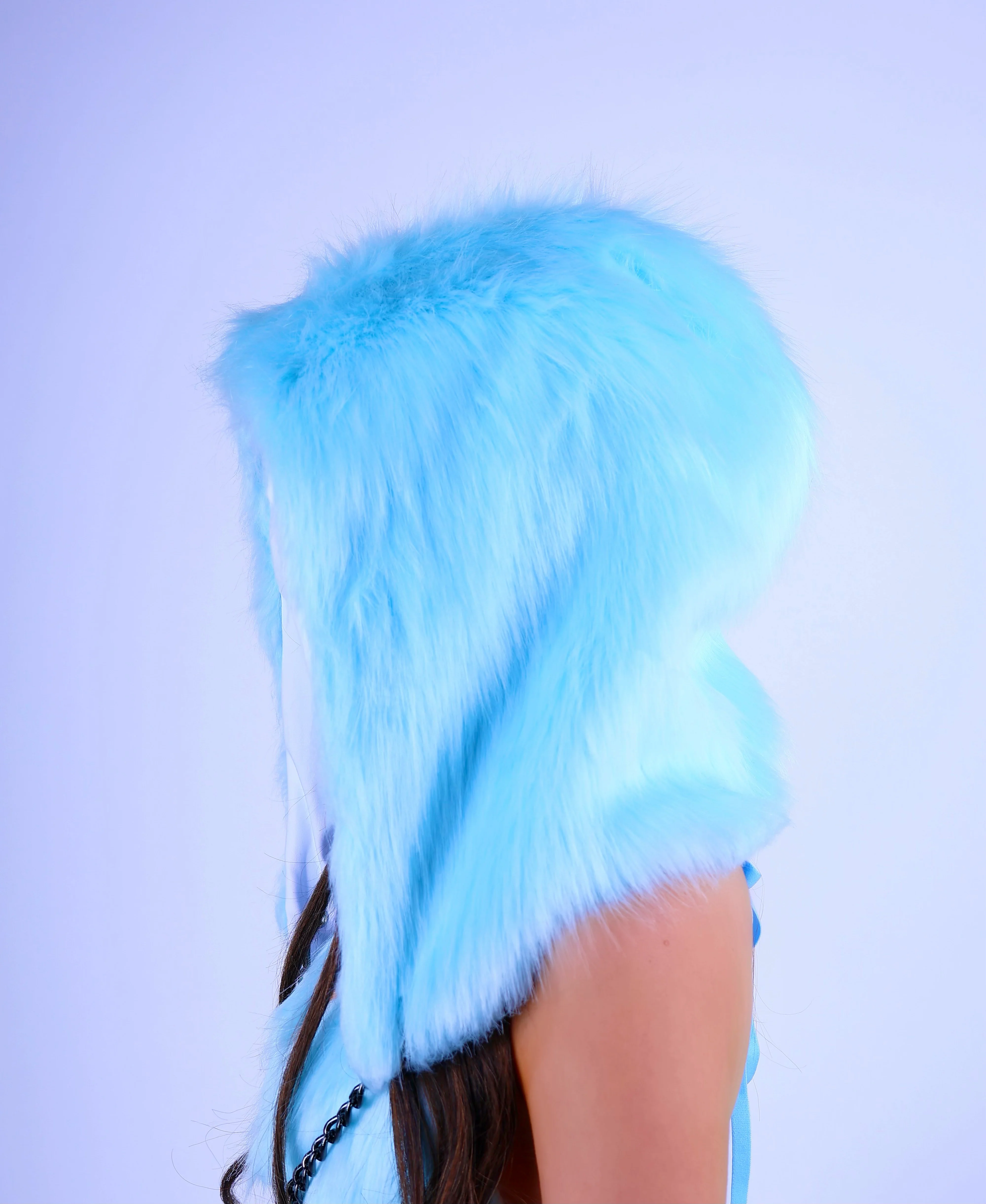 Cotton Candy Diva Fuzzy Hood