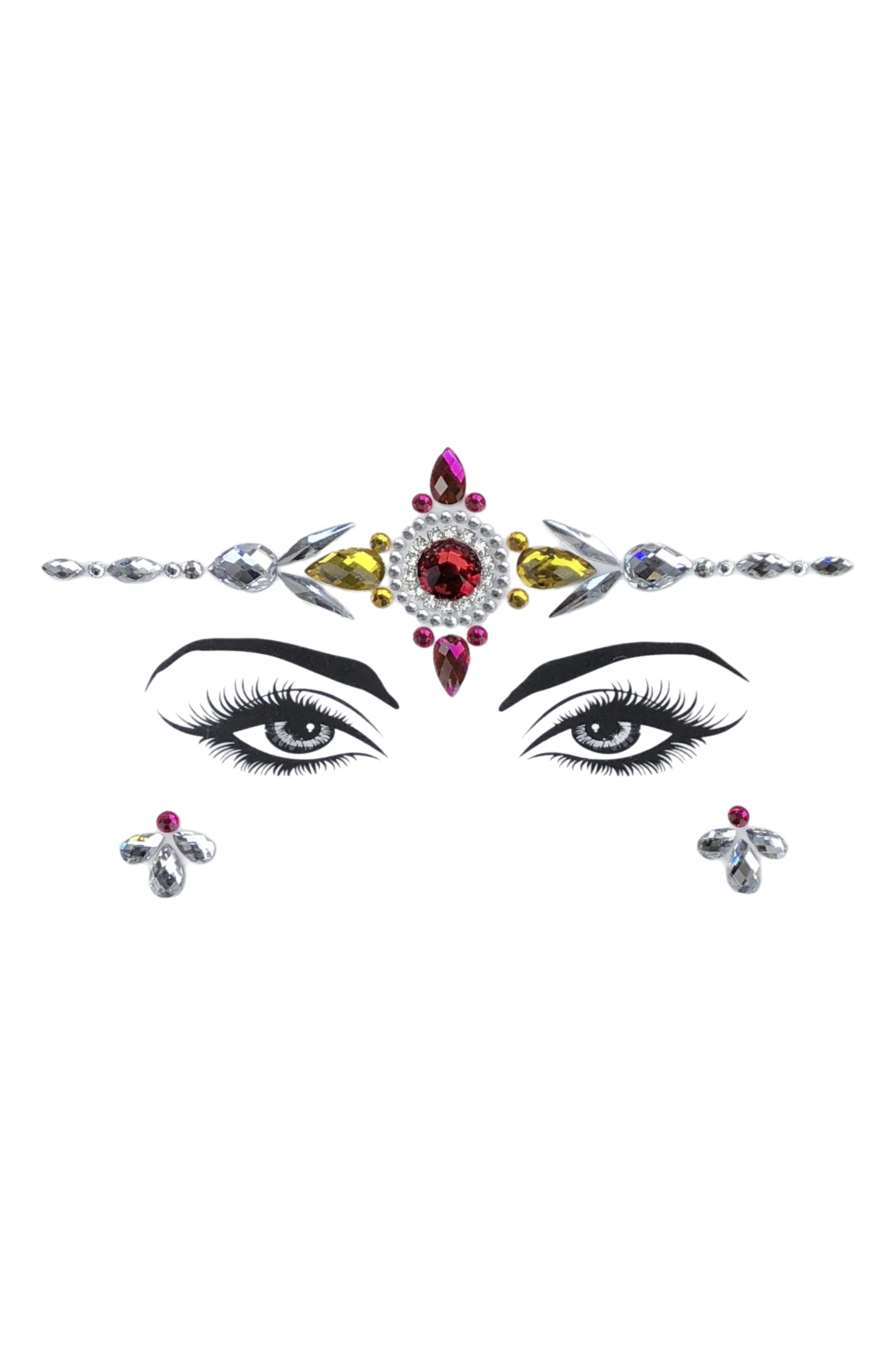 Spring Awake Rhinestone Crystal Face Jewels