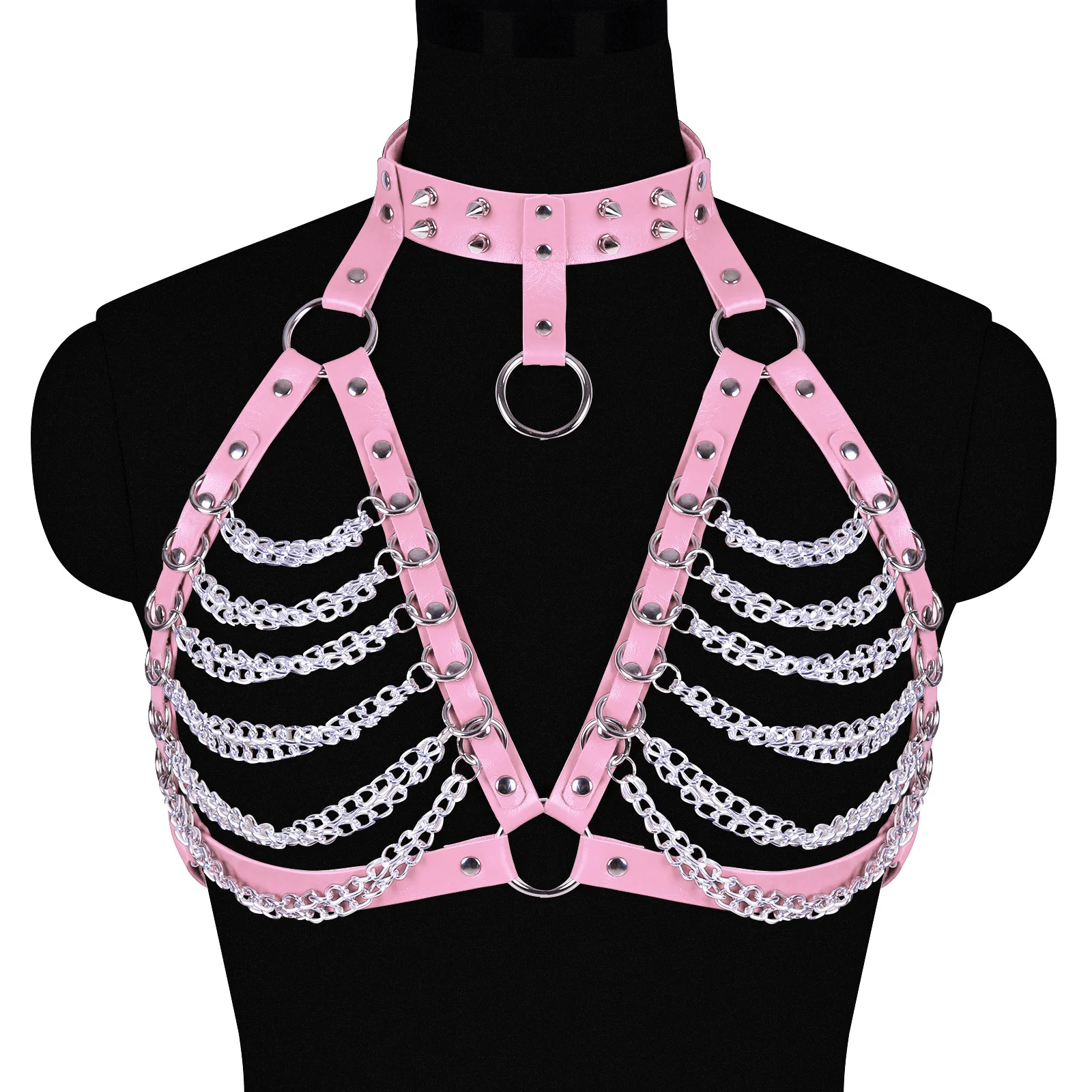 Techno Spike Harness Chain Top - Image 3