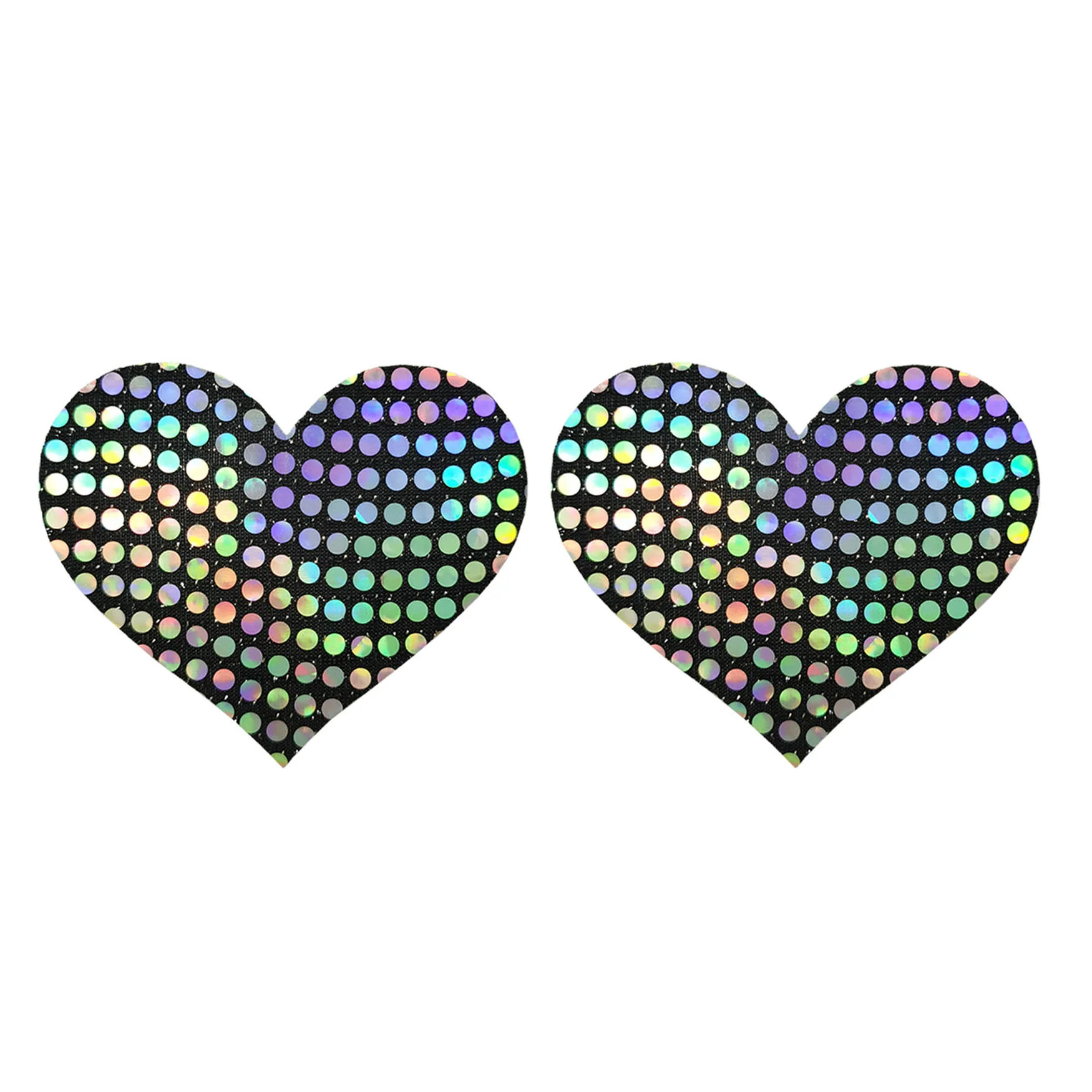 Techno Holographic Heart Pasties - Image 2