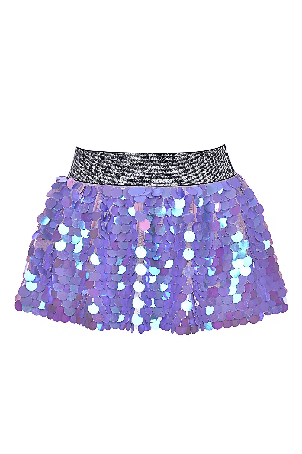 Unicorn Sequin Skirt - Purple - Image 2