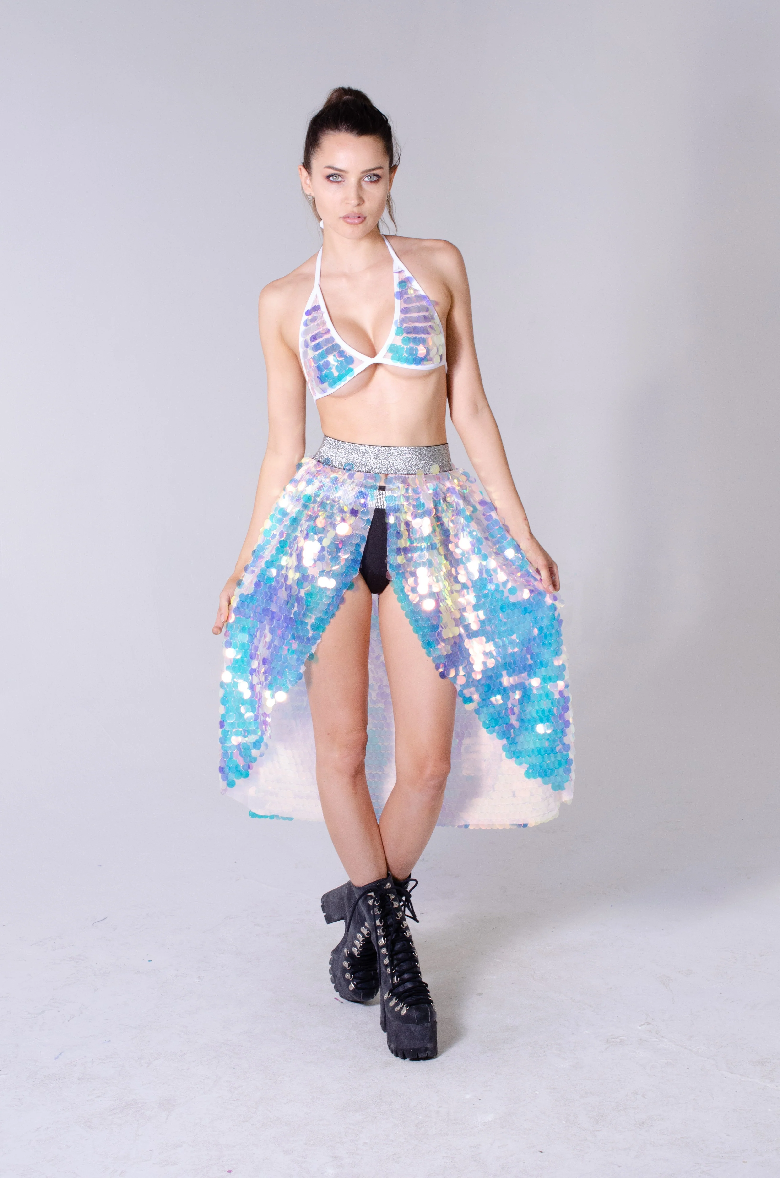 Unicorn Tears Sequin Long Skirt - Image 5